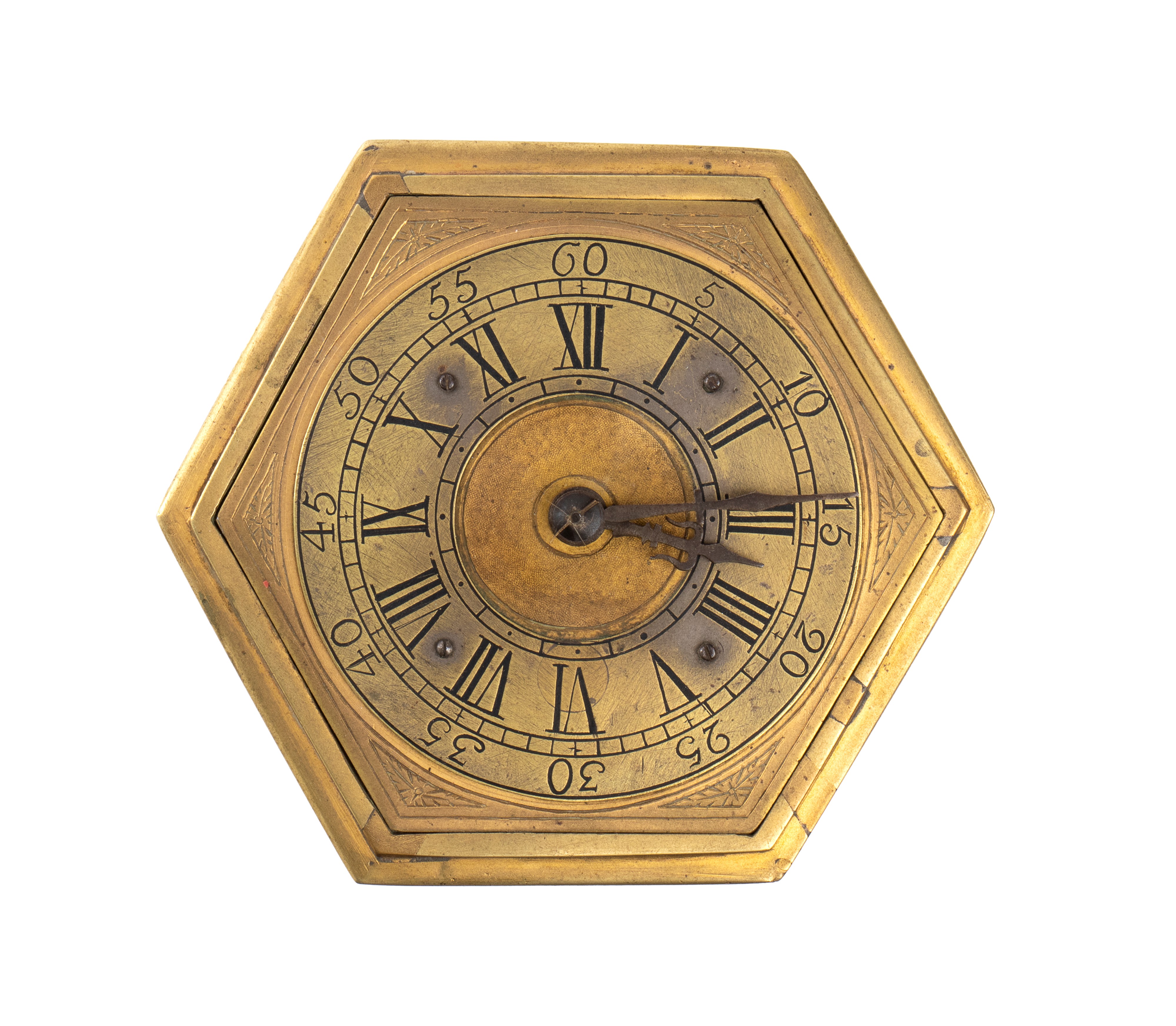 a.D. Mougin - Orologio da tavolo esagonale francese a suoneria