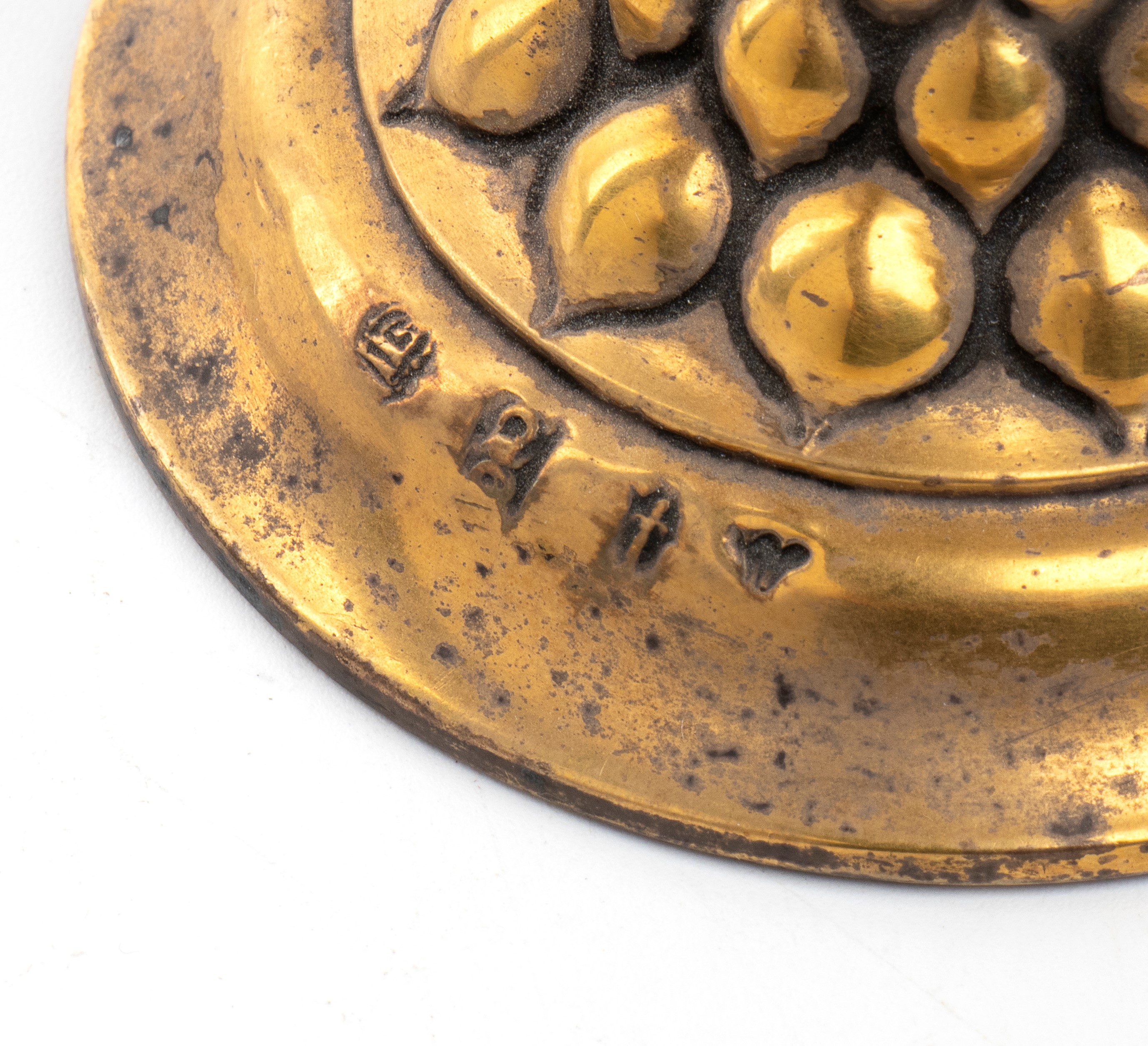 Coppa tedesca ad ananas, argento dorato, stile primo Seicento (XVII secolo)