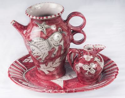 Lotto di Tre Ceramiche Composto Da: