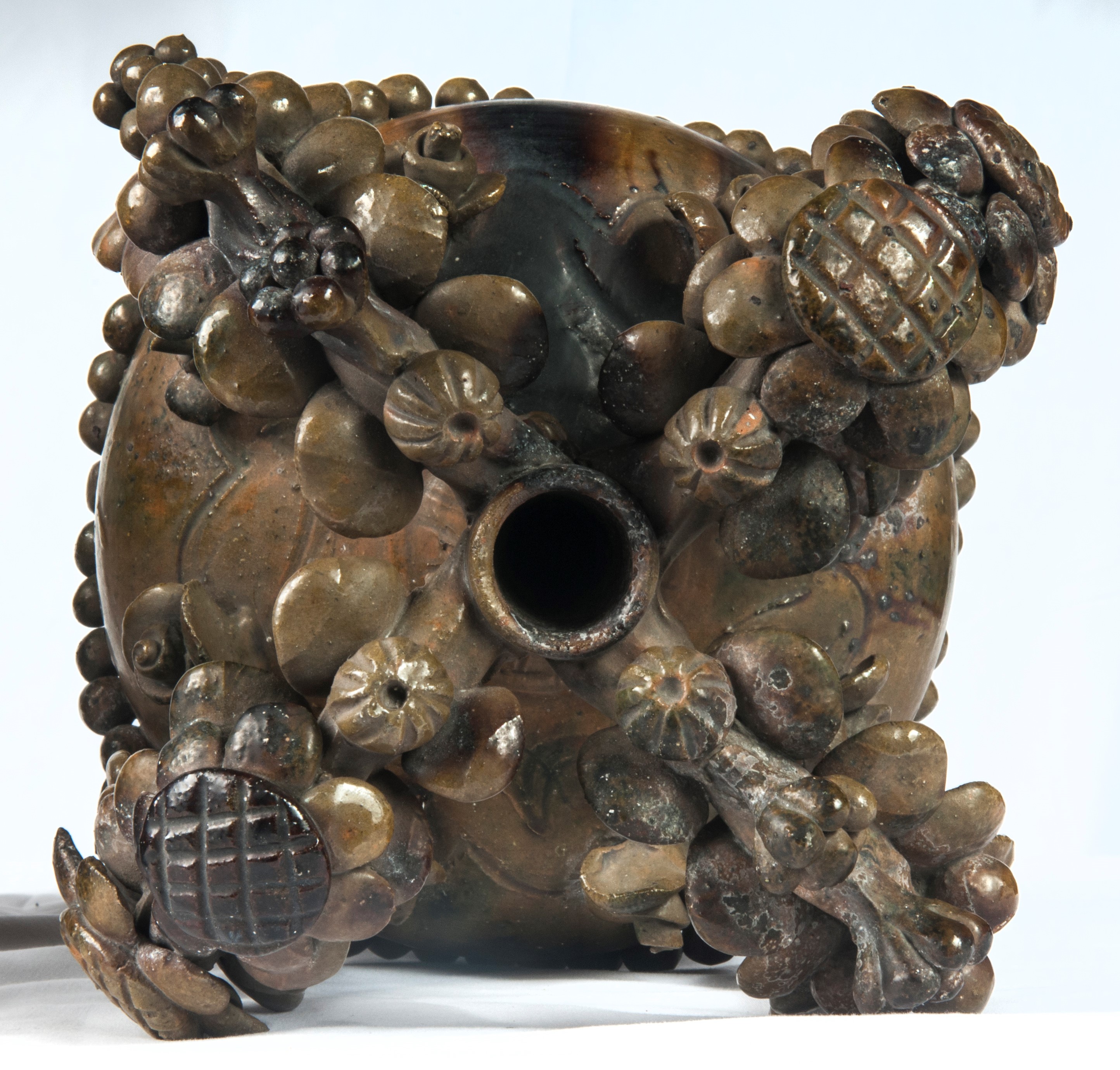Coppia di Anfore in Terracotta Smaltata
