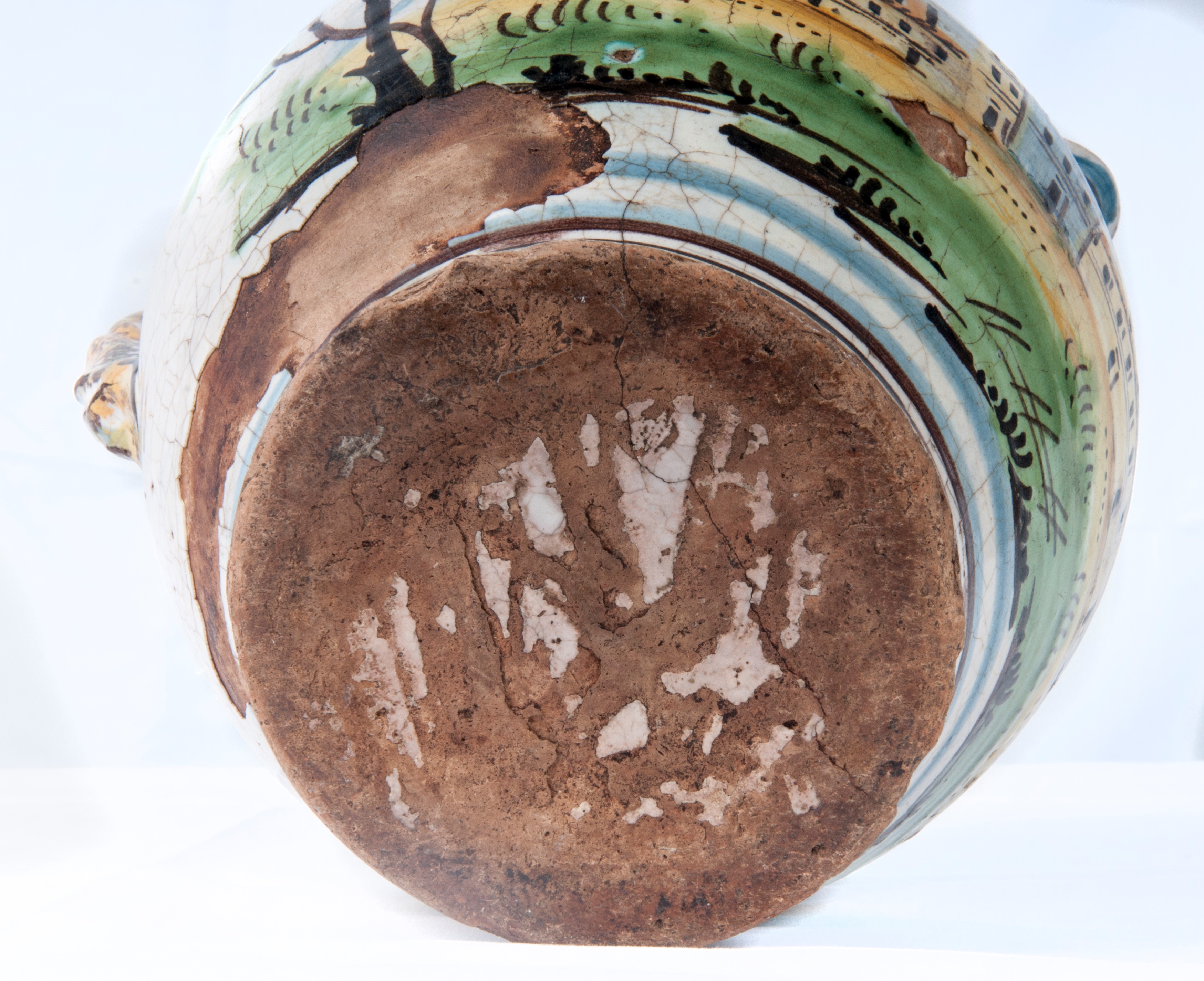 Brocca in Ceramica Policroma