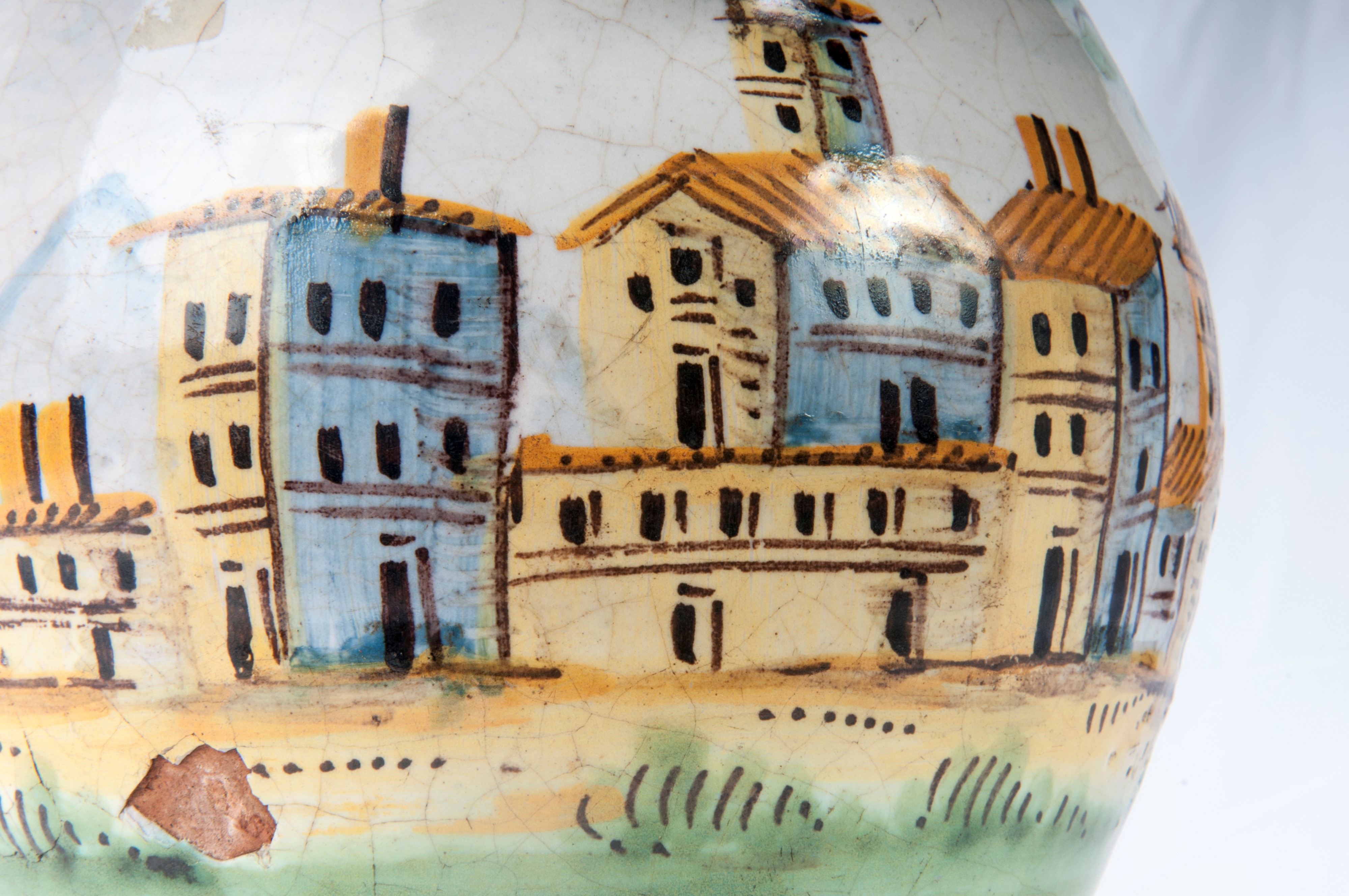 Brocca in Ceramica Policroma