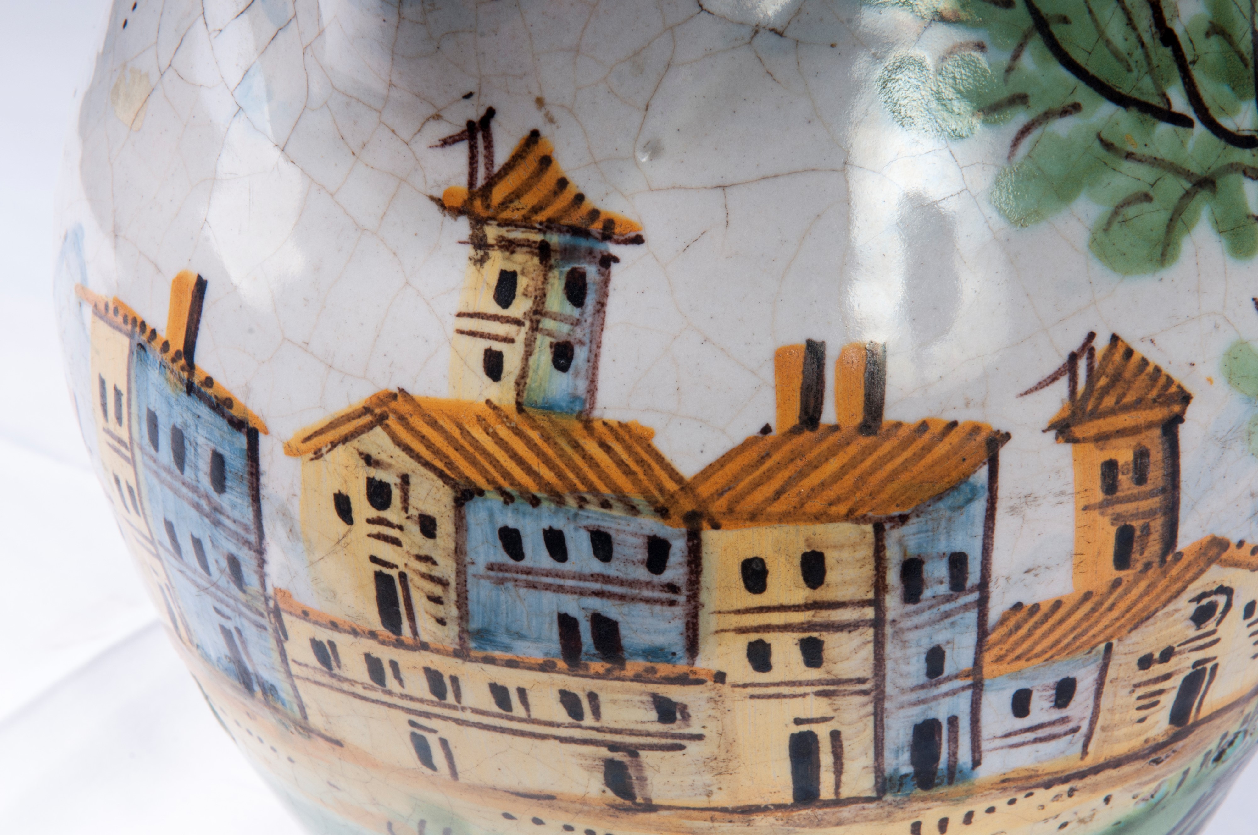 Brocca in Ceramica Policroma