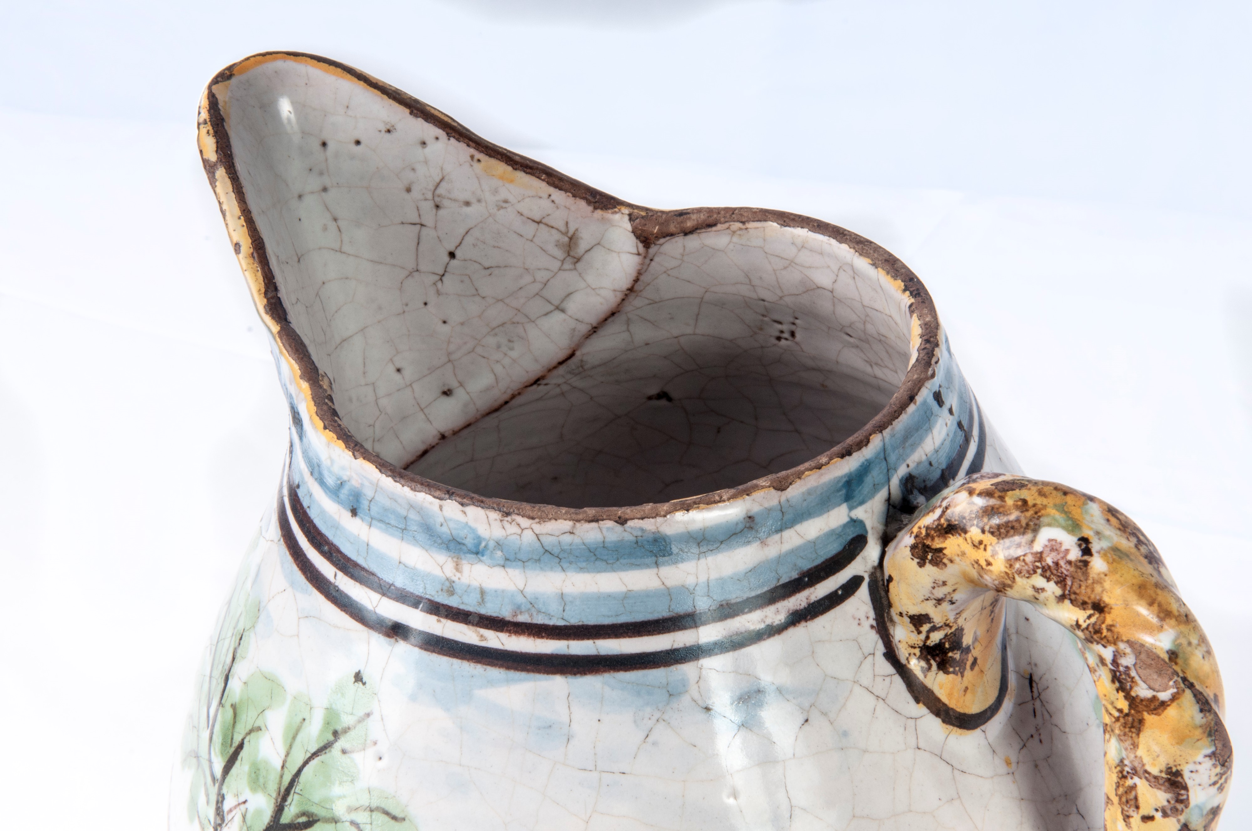 Brocca in Ceramica Policroma