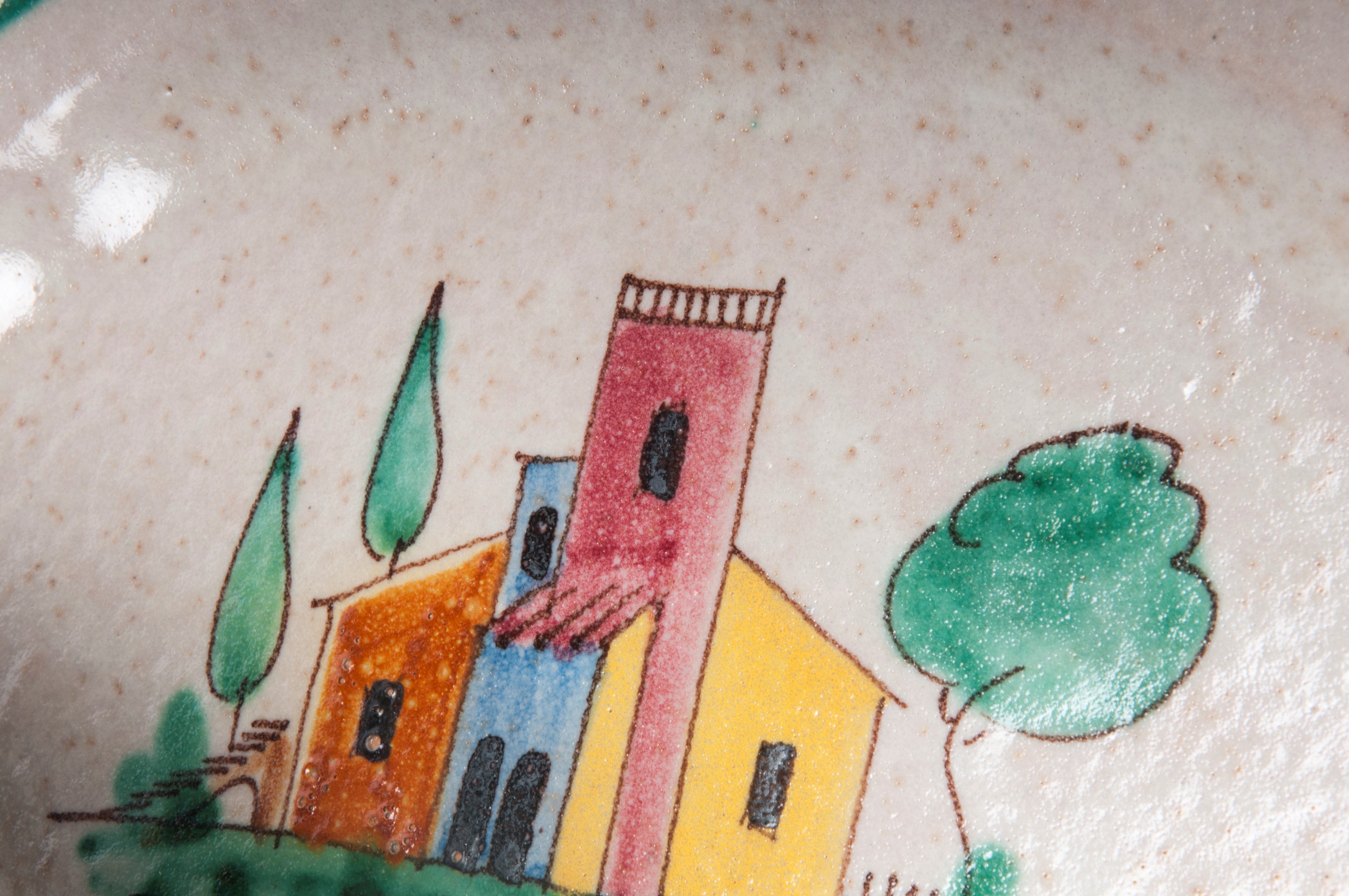 Servizio da Sei in Ceramica Policroma