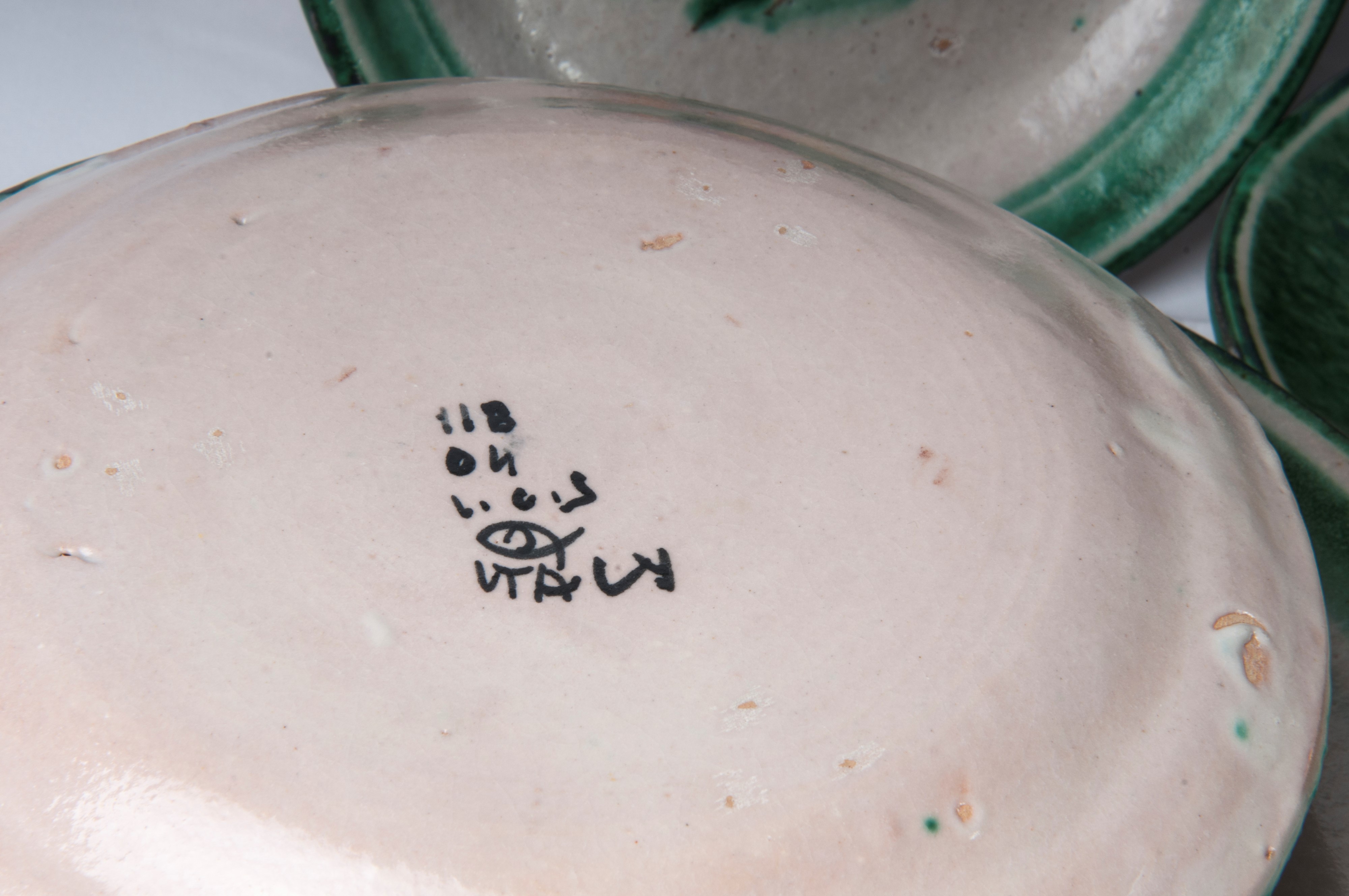 Servizio da Sei in Ceramica Policroma