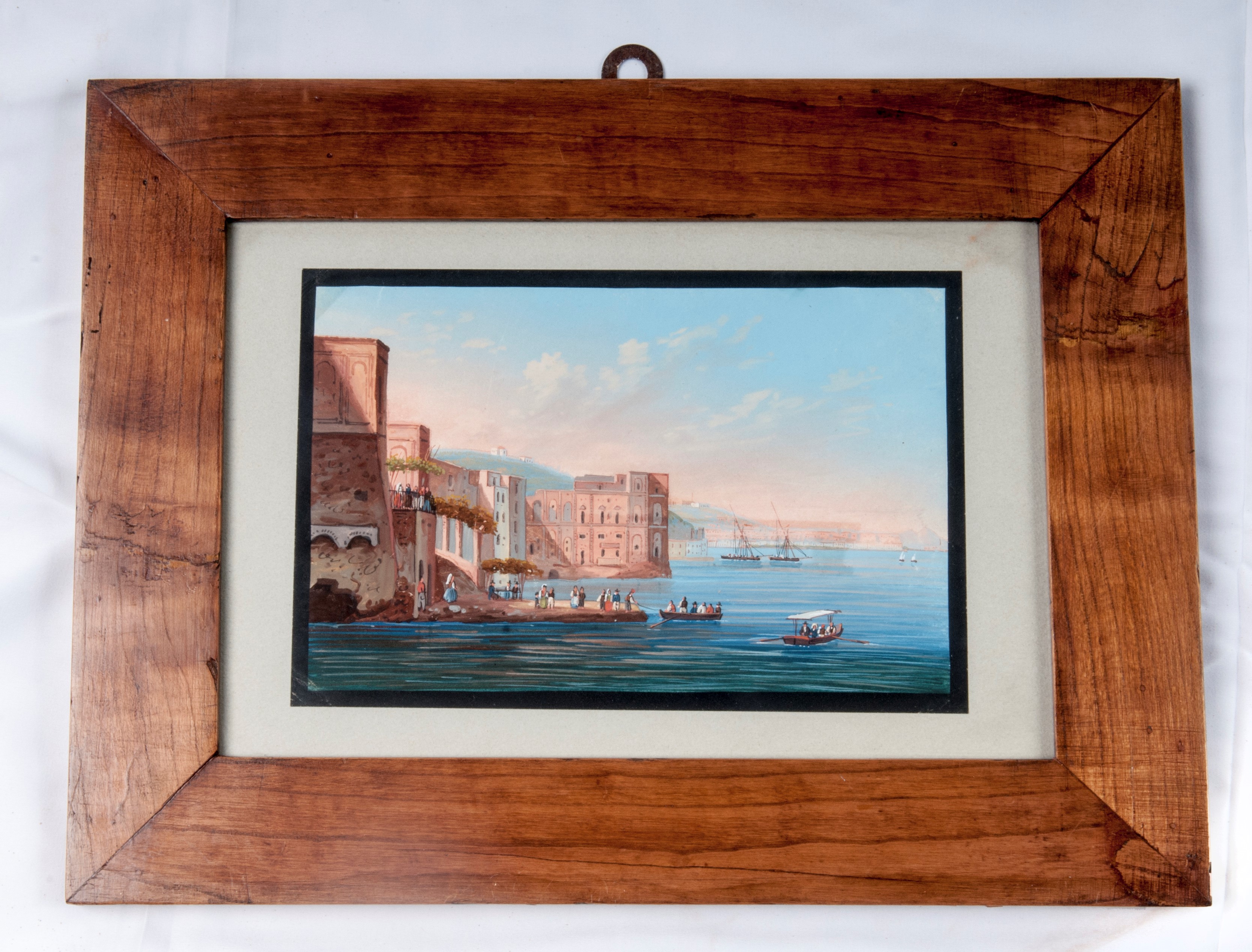 Lotto di cinque vedute di Napoli