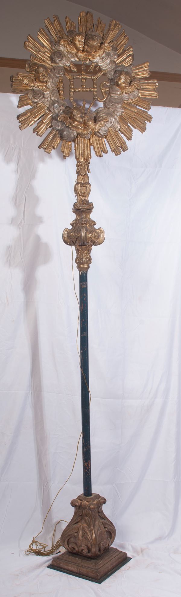 Monstrance with Bernardine trigram