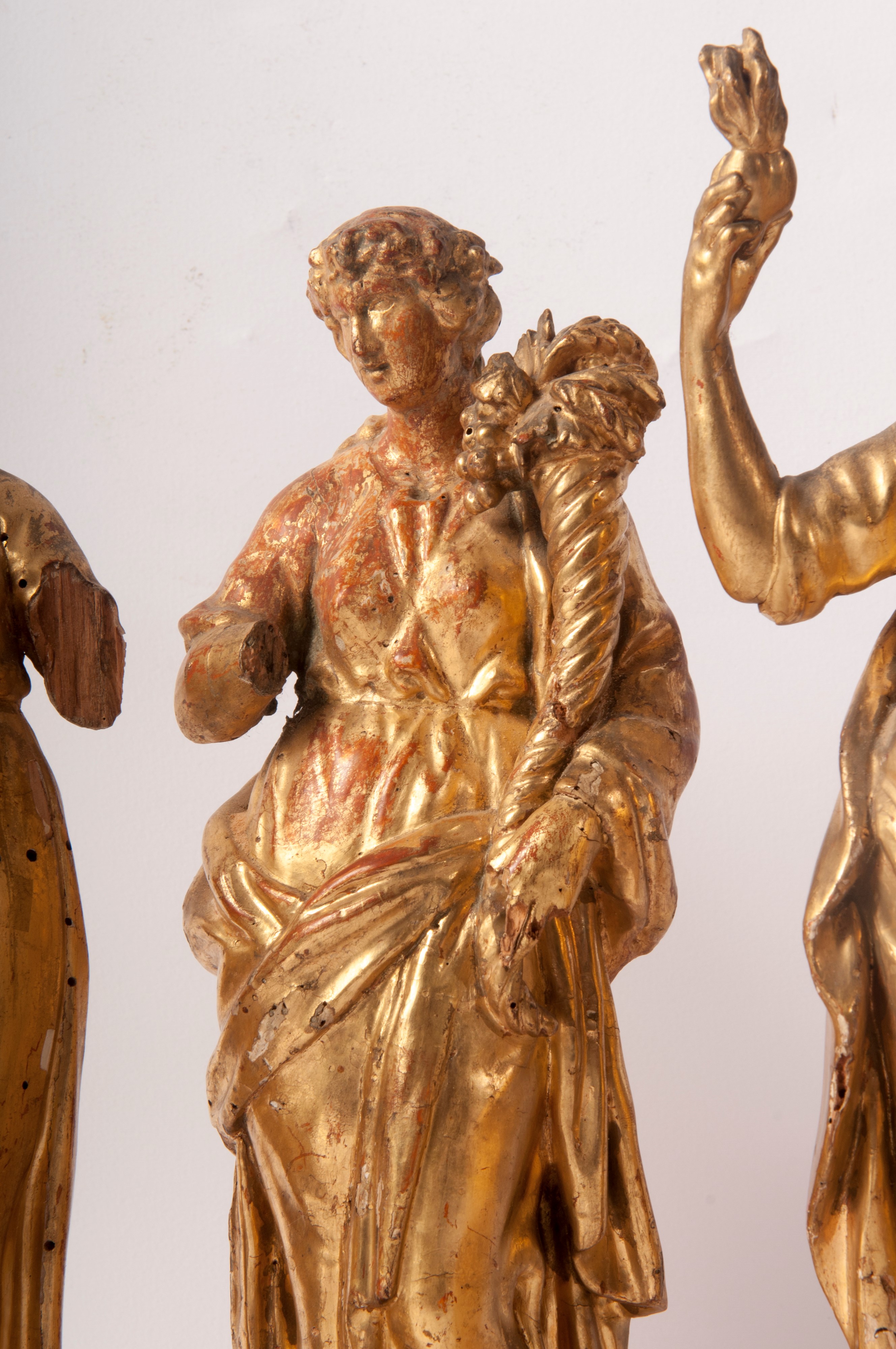 Lotto di Cinque Sculture Allegoriche