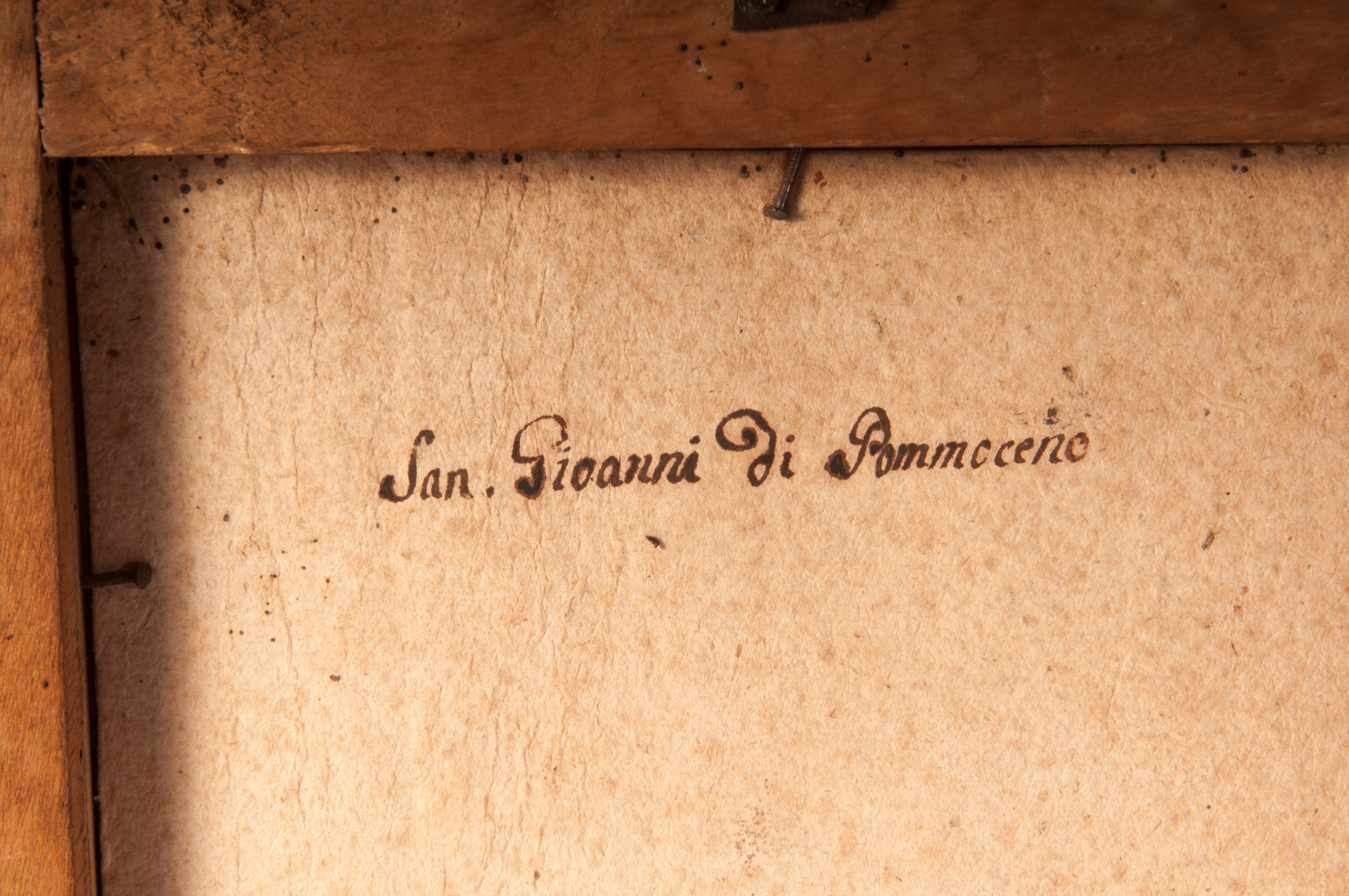 S. Francesco e S. Giovanni, coppia di ricami