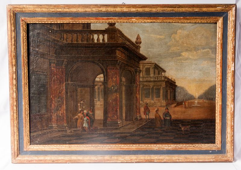Architetture di Invenzione con Personaggi