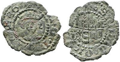Alfonso I d'Aragona, Denaro del Regno di Napoli (1442-1458), Mir 60