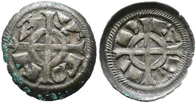 Verona. Federico II (1198-1250). Denaro Scodellato. Cni 3; Mi; 0,40gr