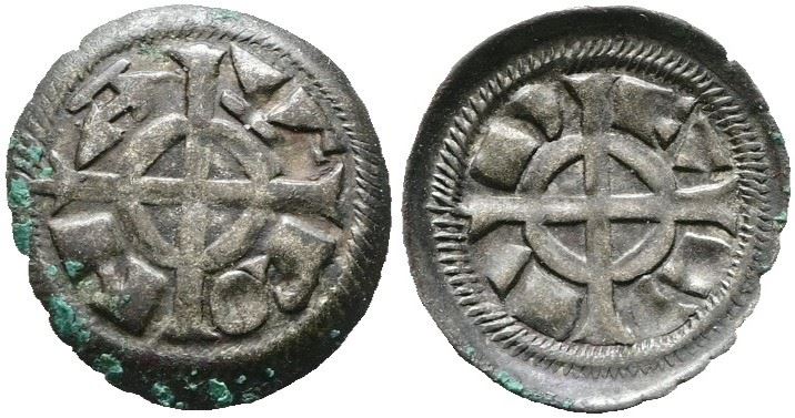 Verona. Federico II (1198-1250). Denaro Scodellato. Cni 3; Mi; 0,40gr
