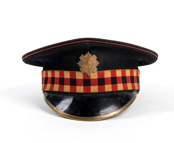 A Scottish Guards peack cap