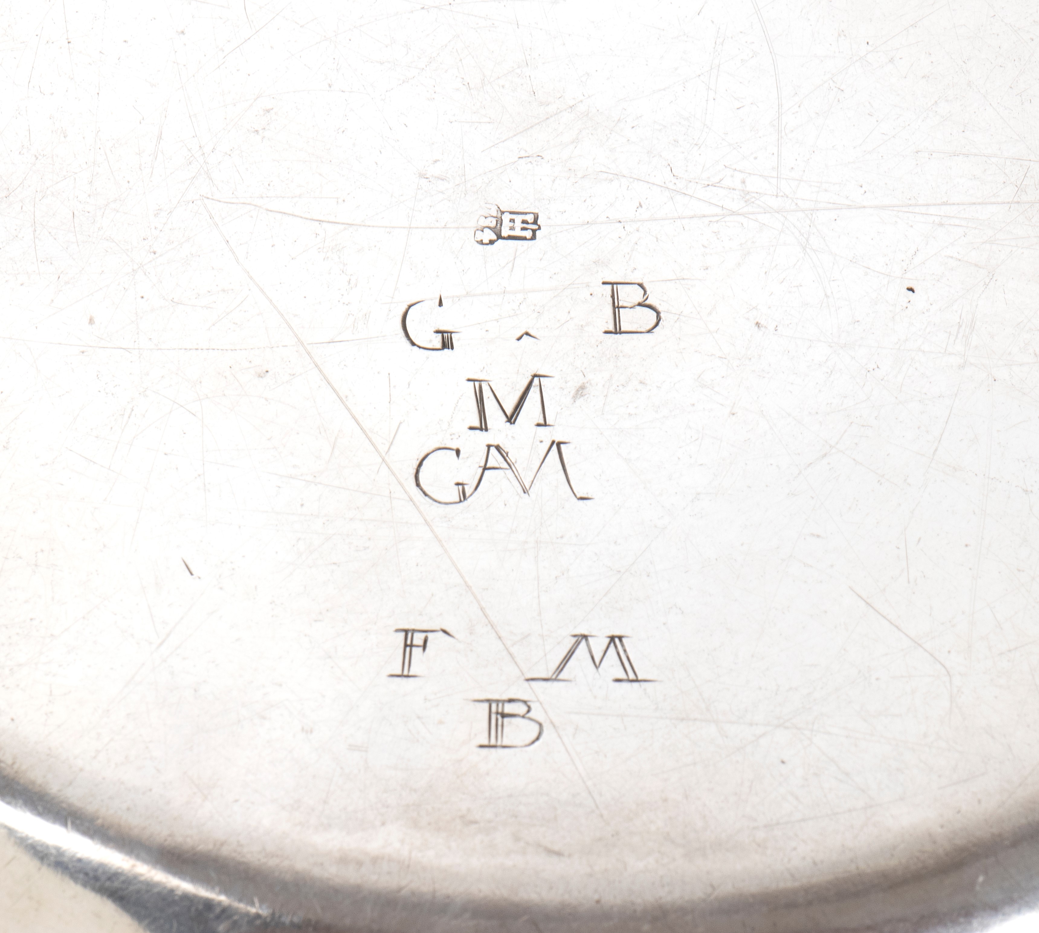 Piatto italiano in argento