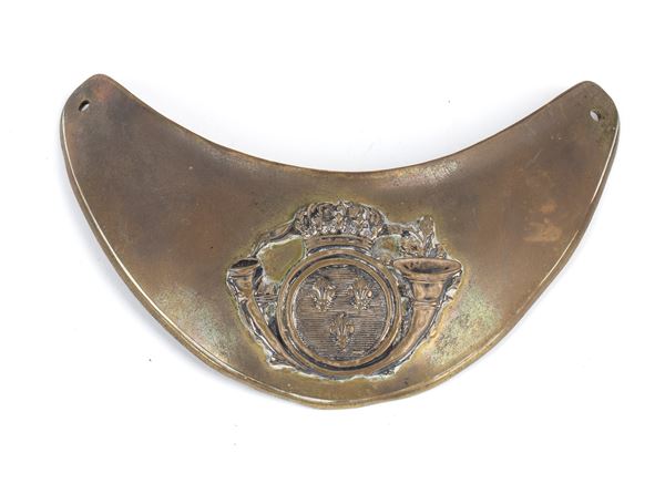 A french gorget, infantry officer