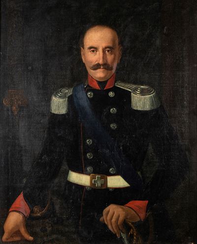 Ritratto di Ufficiale della Guardia Nazionale, 1880 Circa