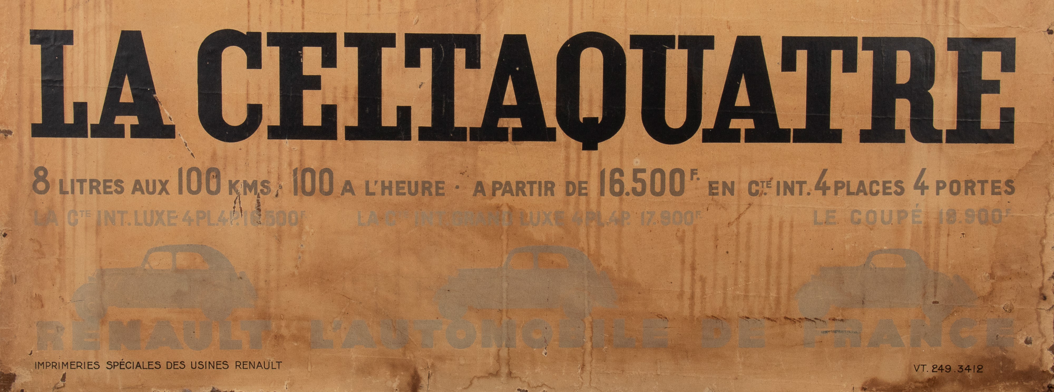 Renault la Celtaquatre Manifesto