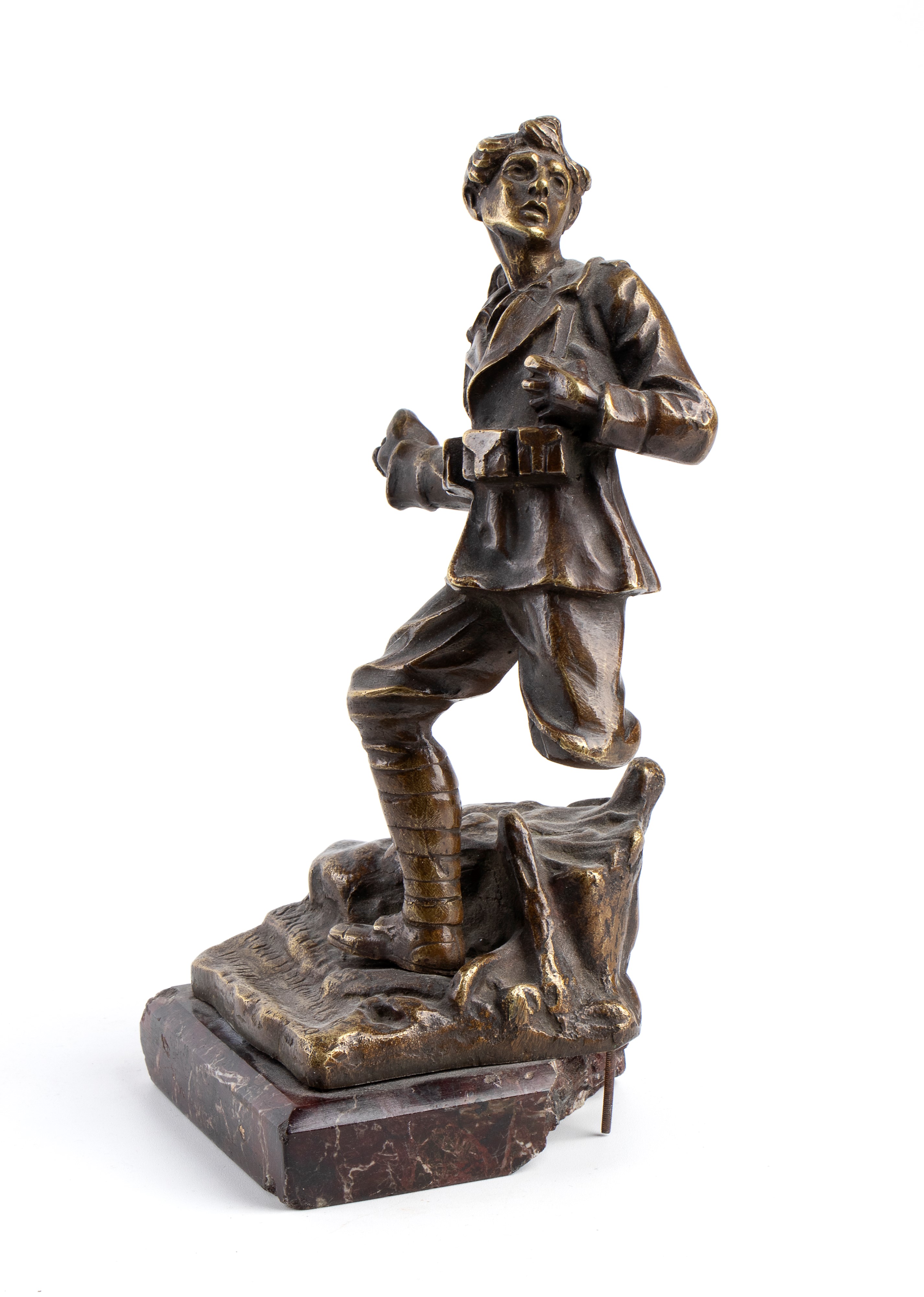 Scultura in Bronzo Enrico Toti , Prima Guerra Mondiale