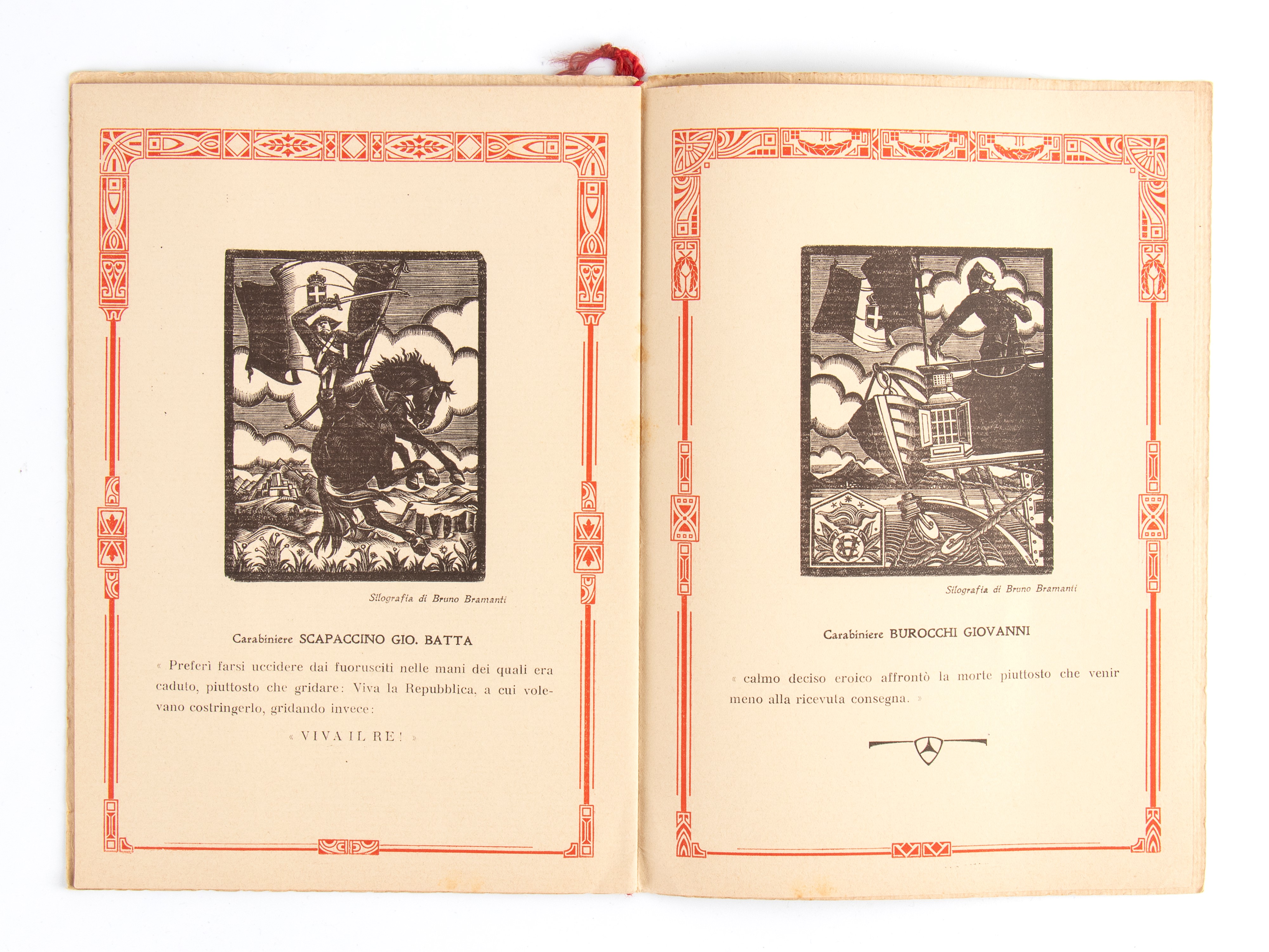Calendario Carabinieri Reali Anno 1931