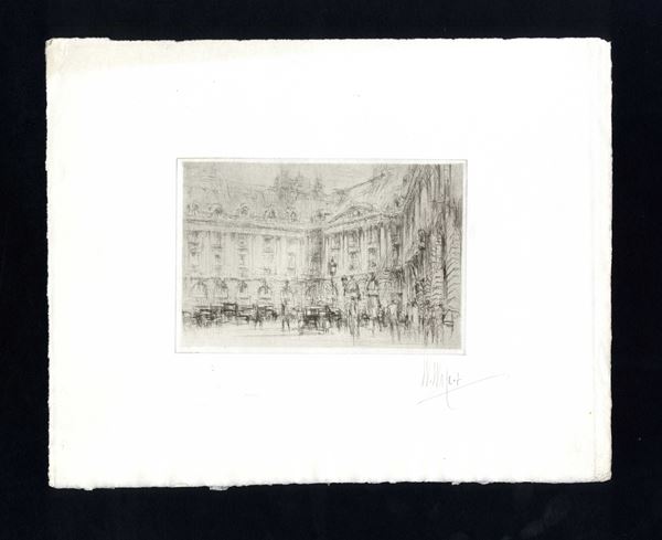 William Walcott - Parigi - Plaçe Vendôme, 1928