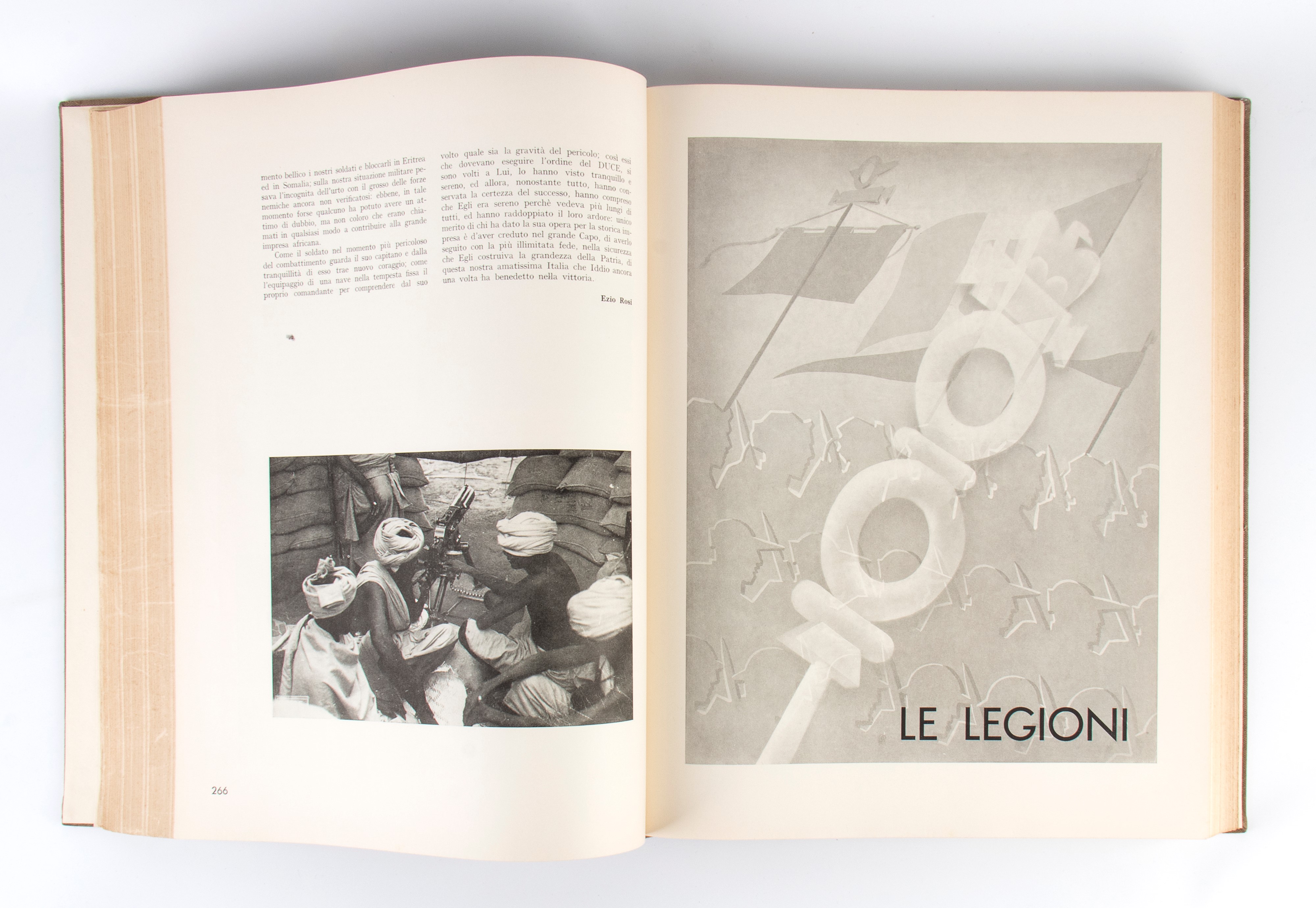 Italiani di Mussolini in A.o. Volume Numerato