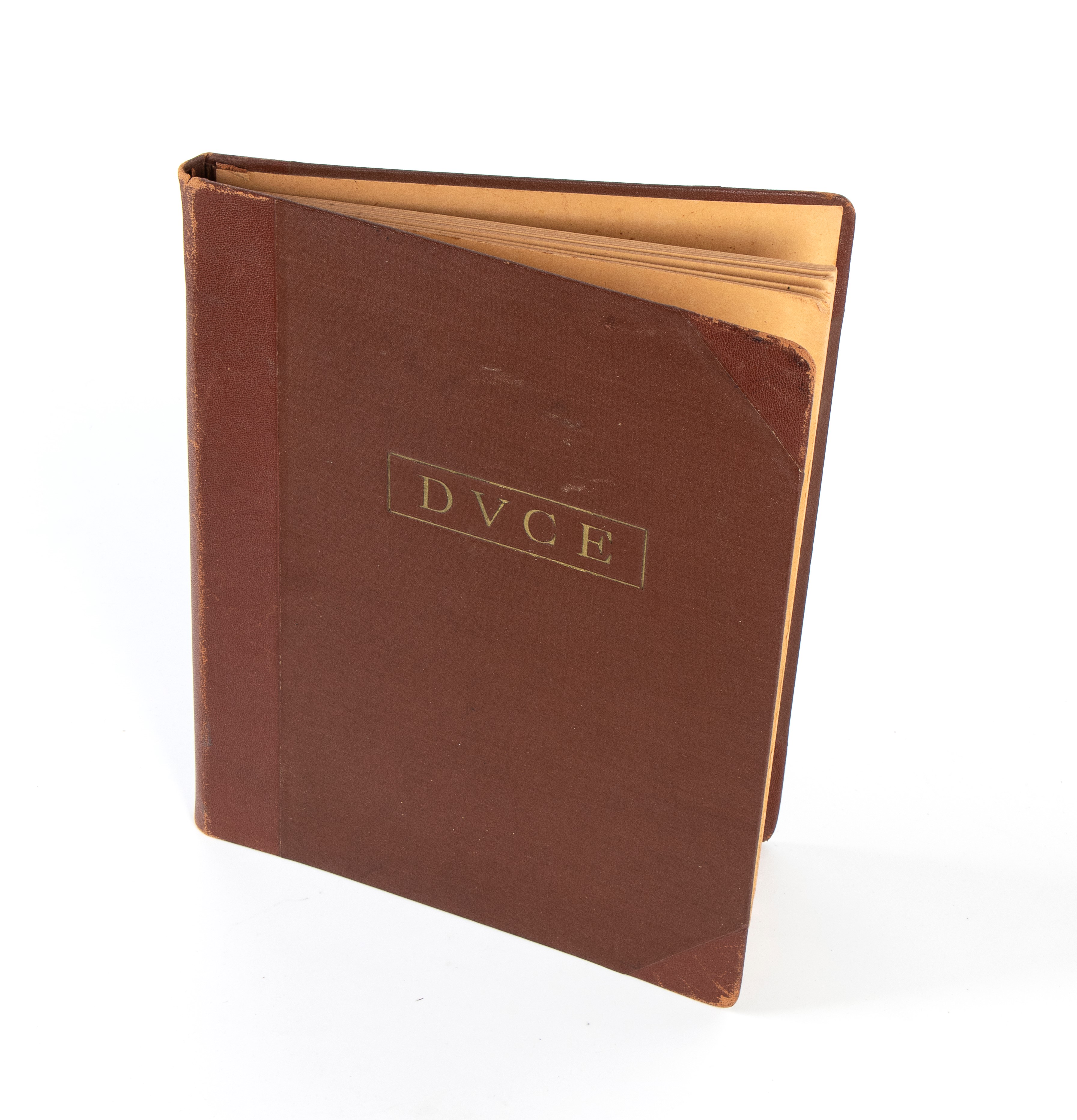 Cartella per firma documenti al DUCE