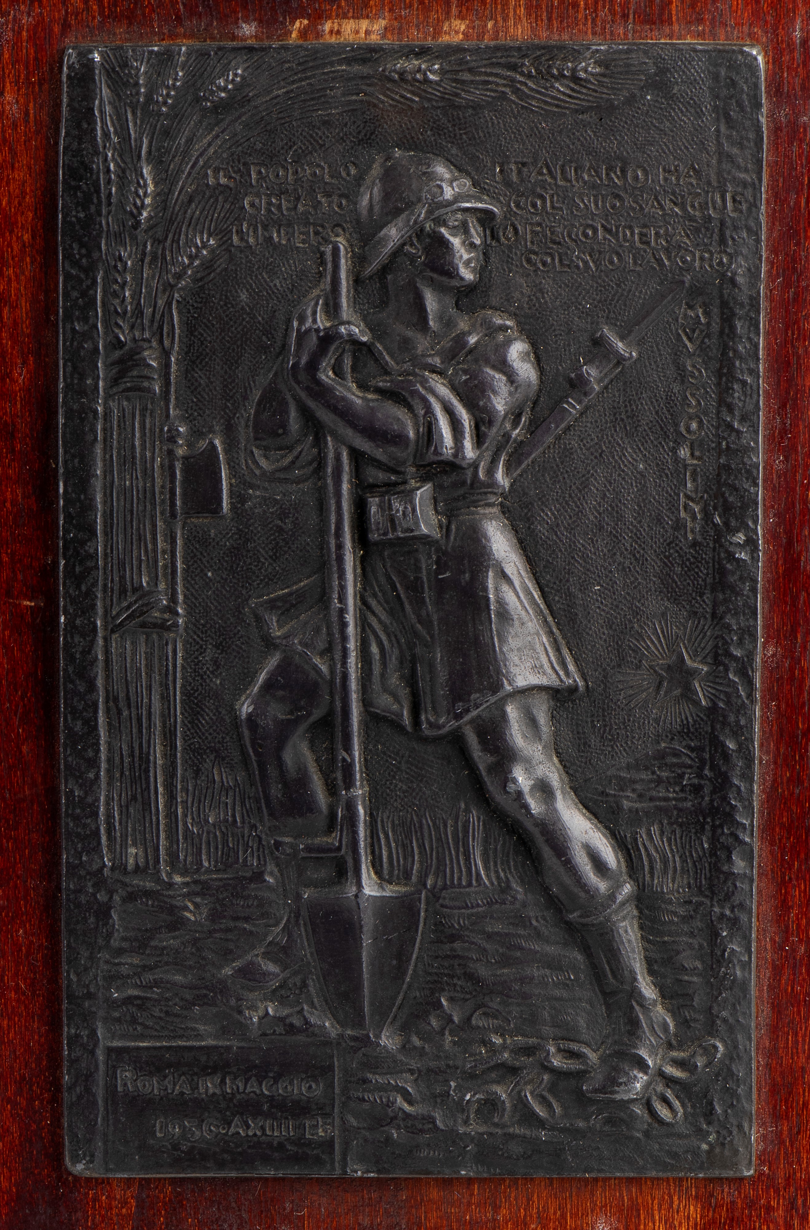 Colonialismo, Placca in zama, soldato Camicia Nera in AO