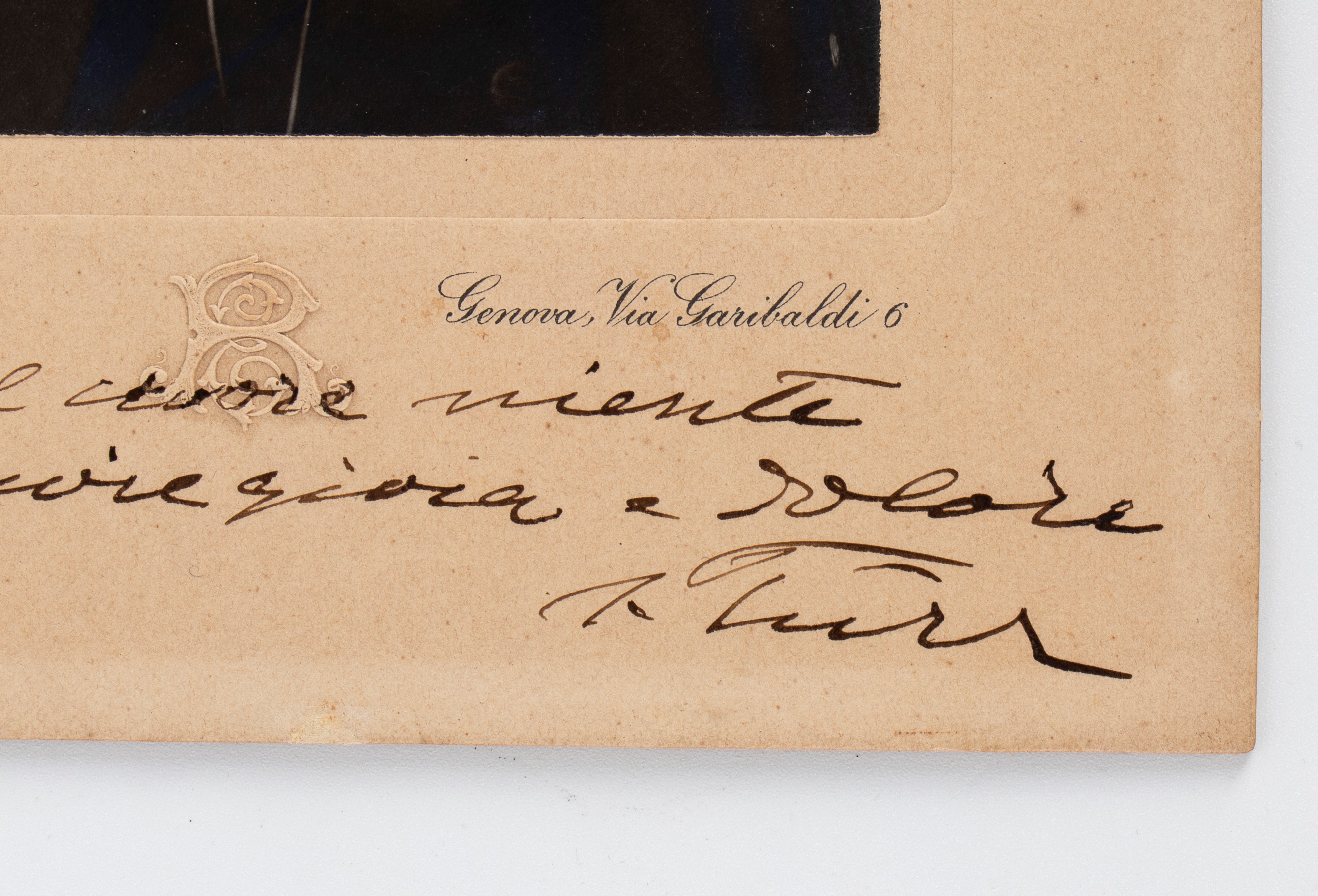 Stefano TURR, fotografia con dedica ed autografo