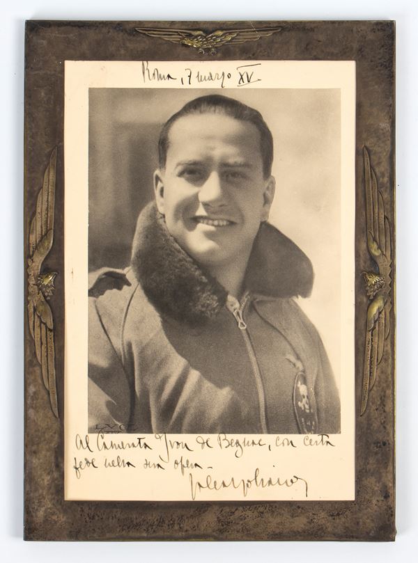 Ciano, Galeazzo - Foto con dedica e firma  - Auction Memorabilia, Militaria, Orders - Bertolami Fine Art - Casa d'Aste