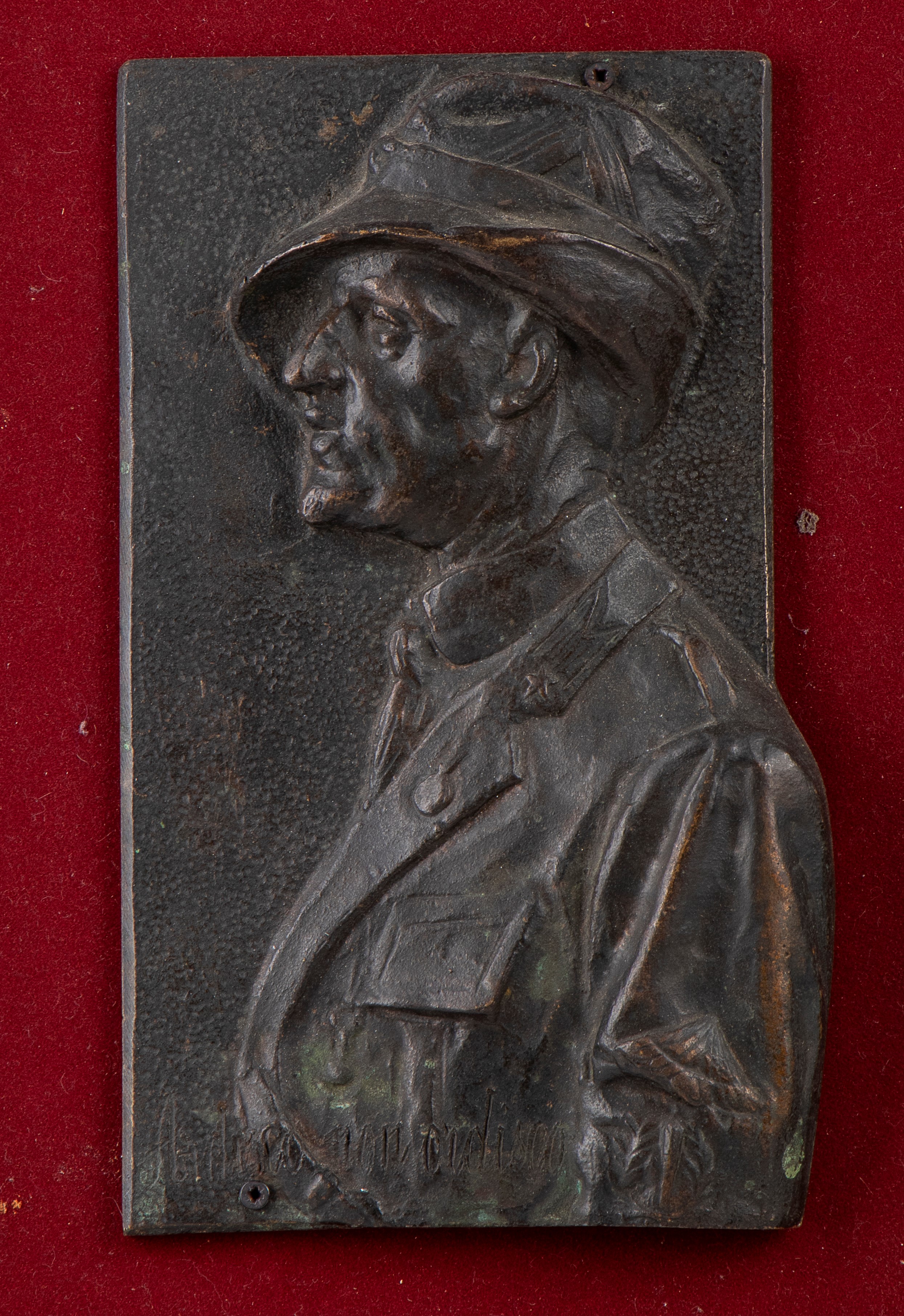 D'Annunzio, Gabriele - Placca in bronzo ARDISCO NON ORDISCO