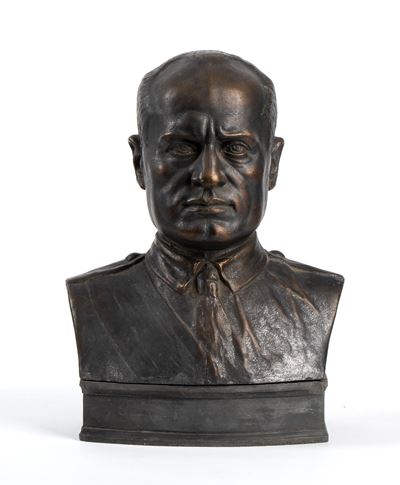 Busto in Bronzo di Benito Mussolini