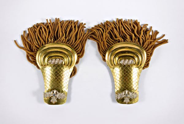 Italy, Kingdom, Royal Navy medical corps shoulder boards