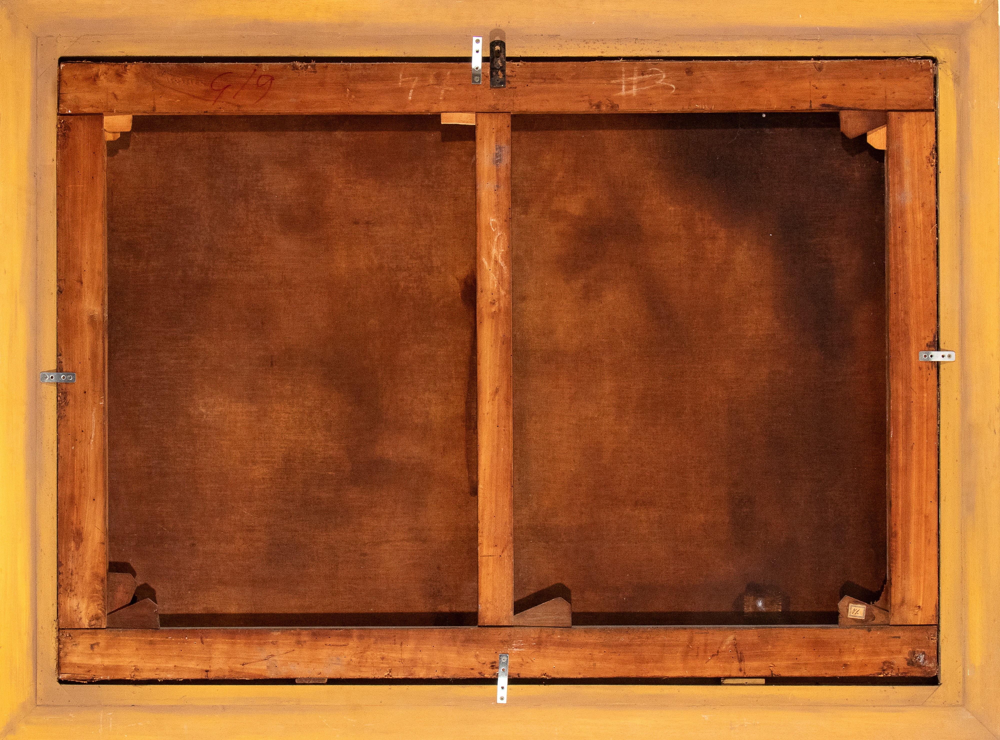 Paesaggio con fontana, corso d'acqua e scena di baccanale