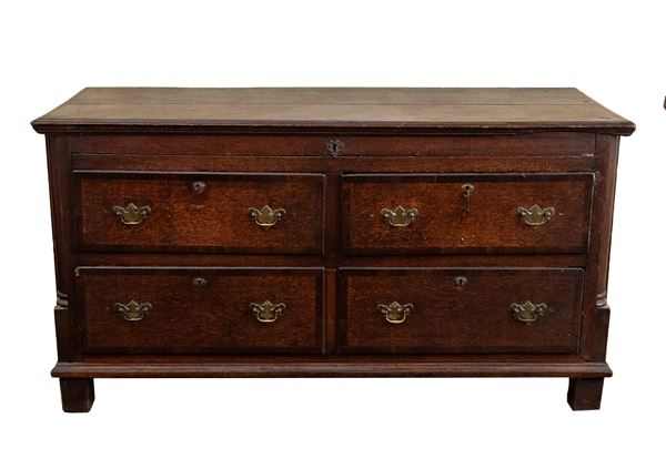 English George III oak sideboard