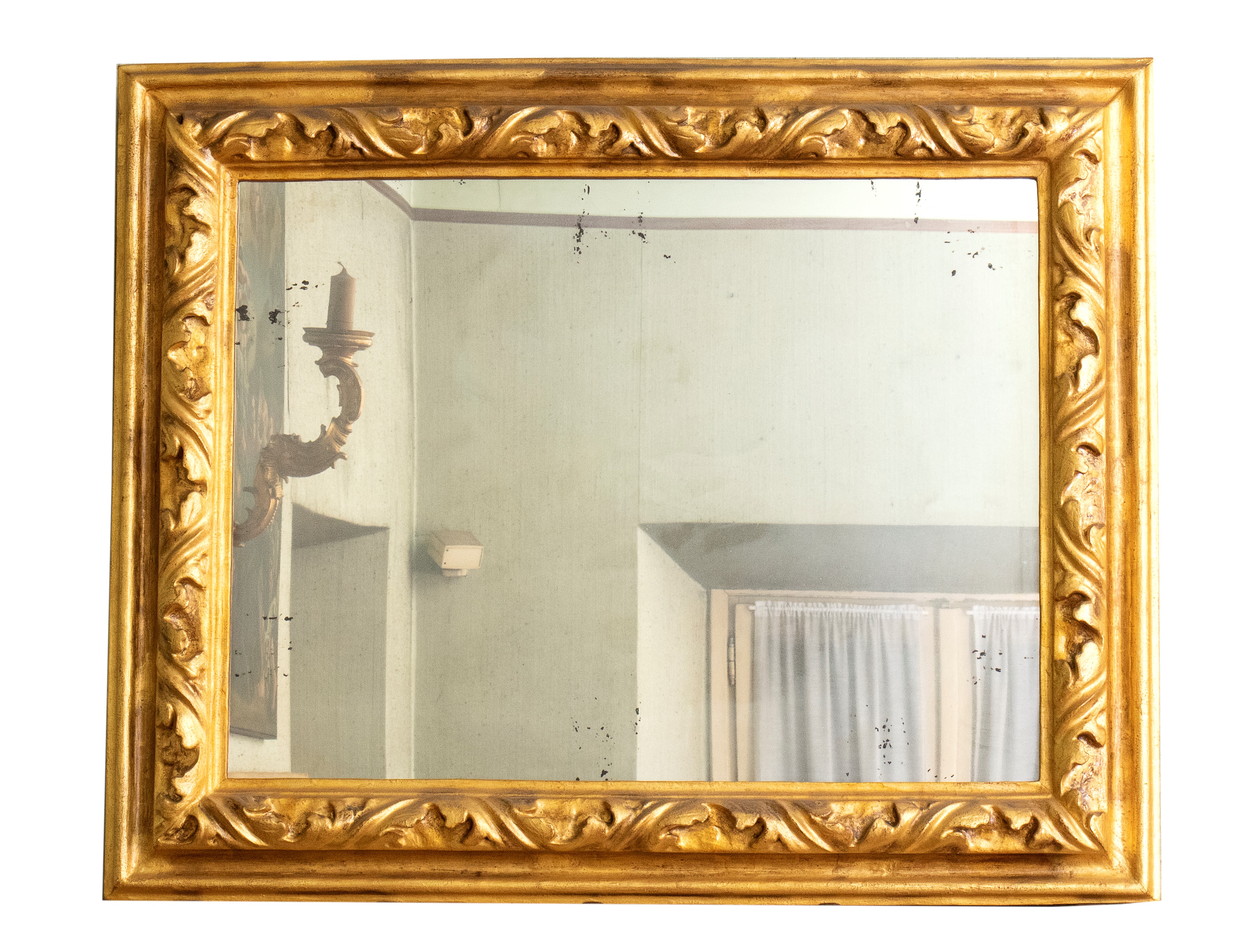 Coppia di Specchiere Italiane in Legno Dorato, Luigi XVI