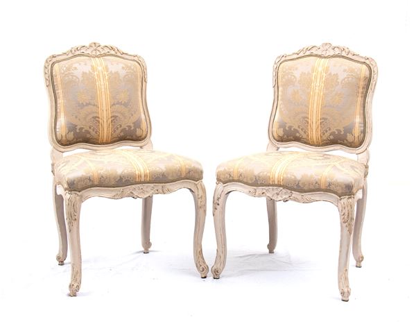 Pierre Leduc - A pair of French Louis XV Armchairs