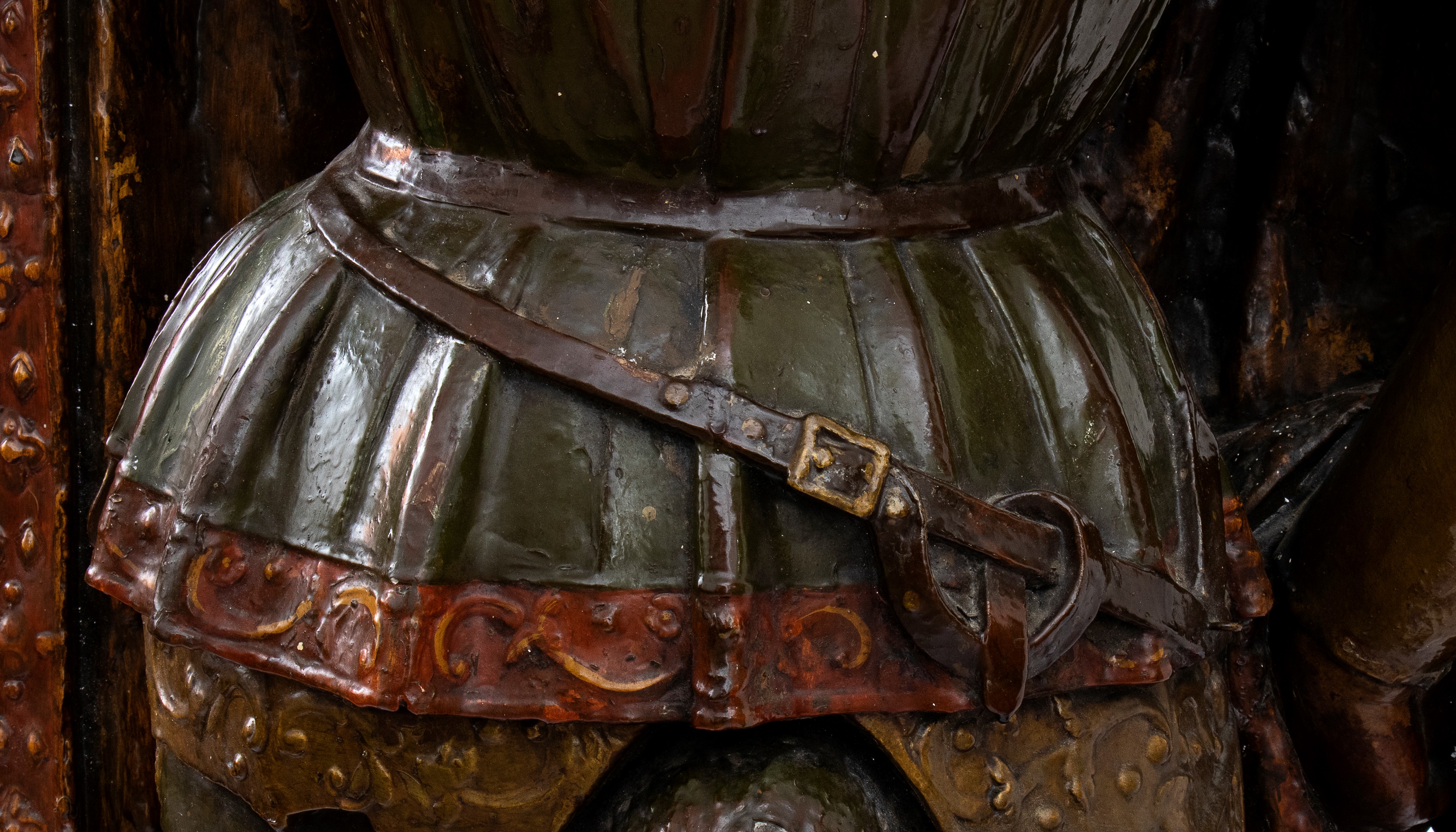 Coppia di sculture francesi in gesso