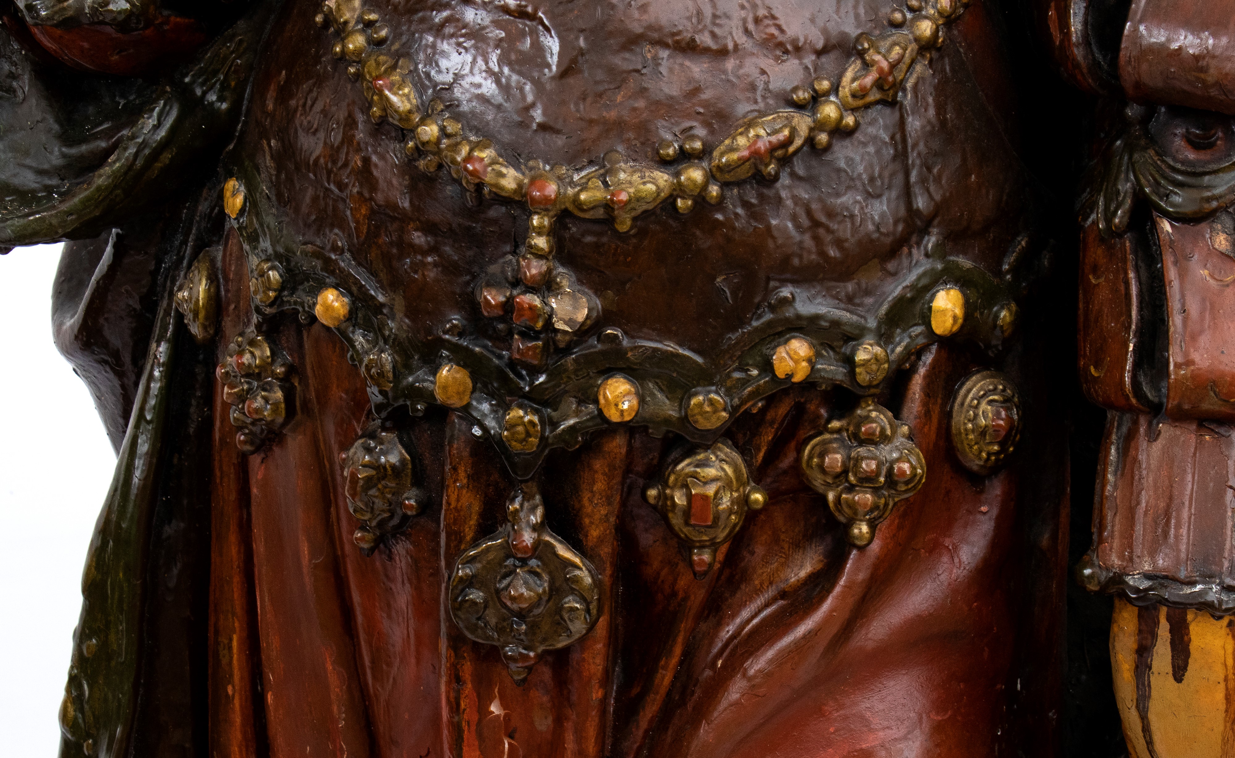 Coppia di sculture francesi in gesso