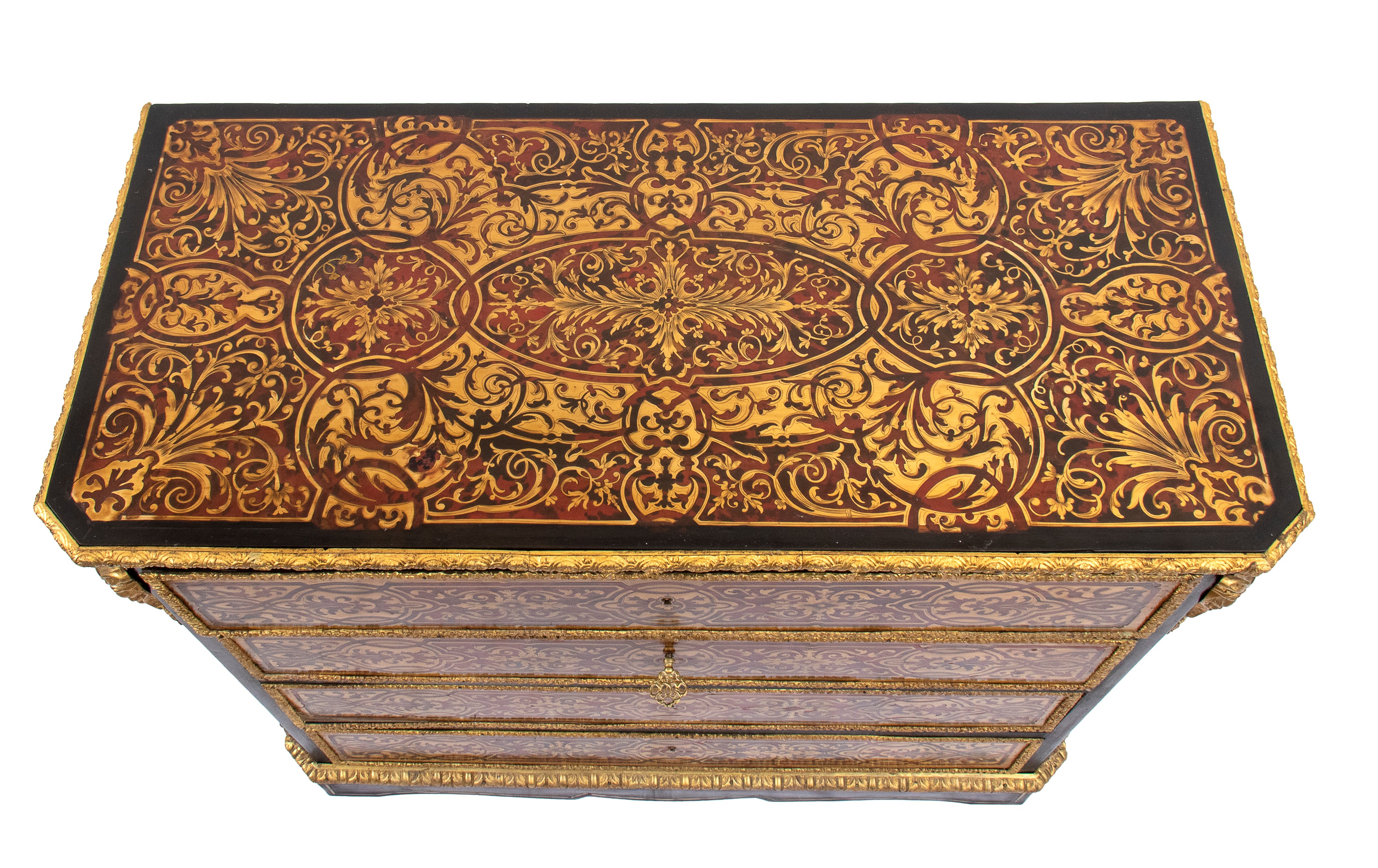 Comò francese in stile Charles Boullé, Napoleone III