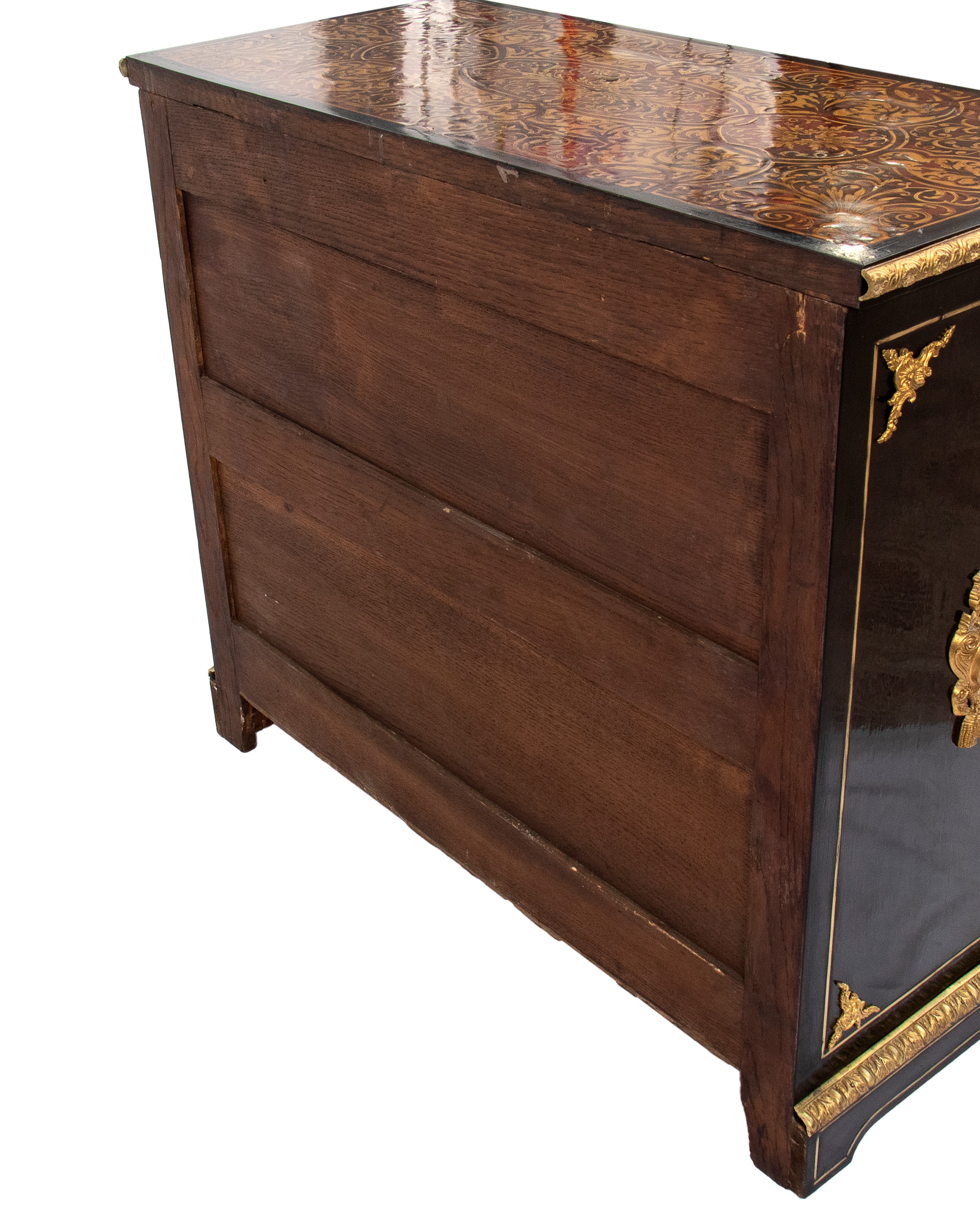 Comò francese in stile Charles Boullé, Napoleone III