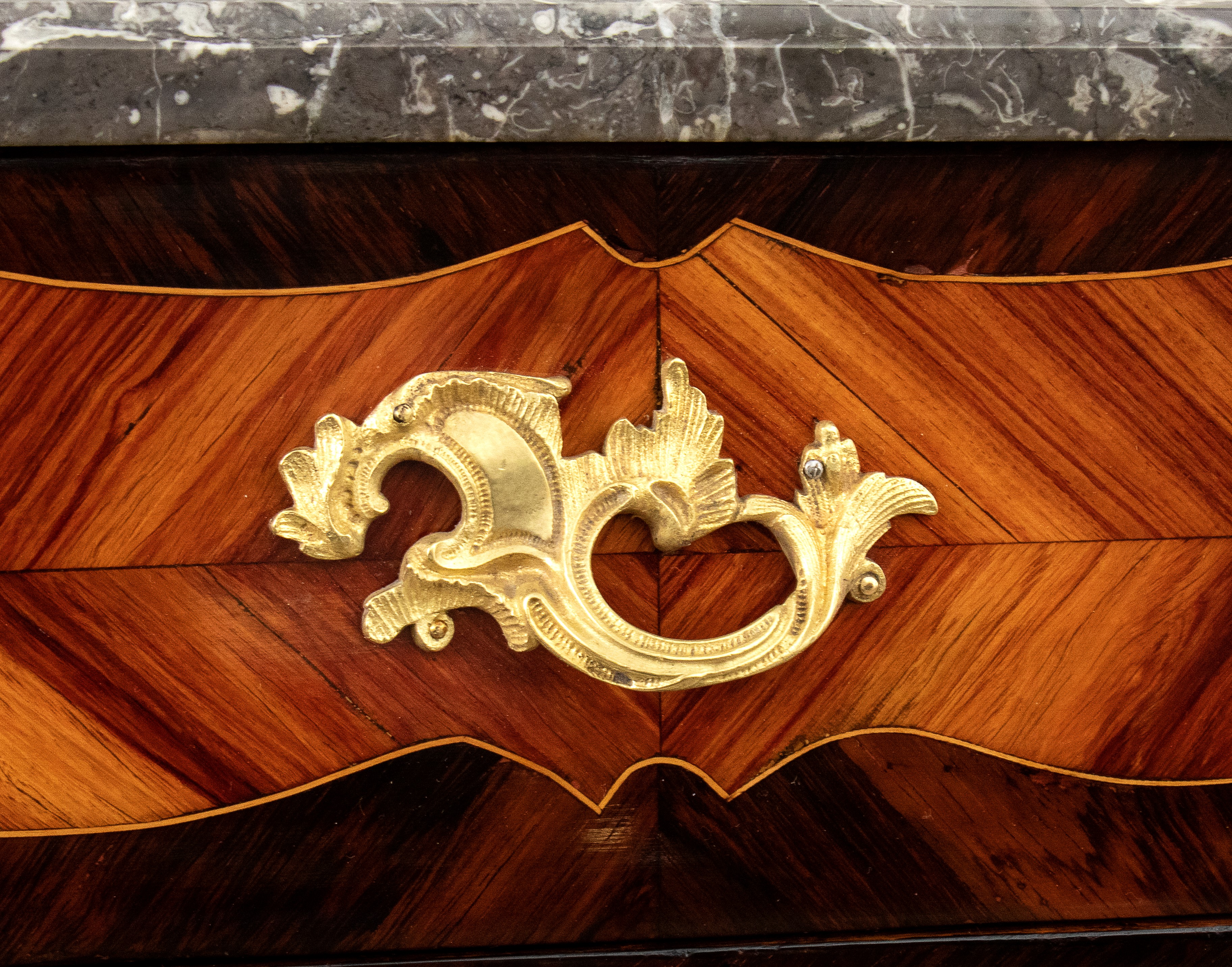 François Rübestück - Secretaire Francese Luigi XV