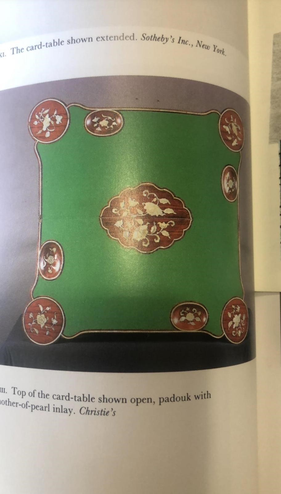 Tavolino da gioco inglese Giorgio II