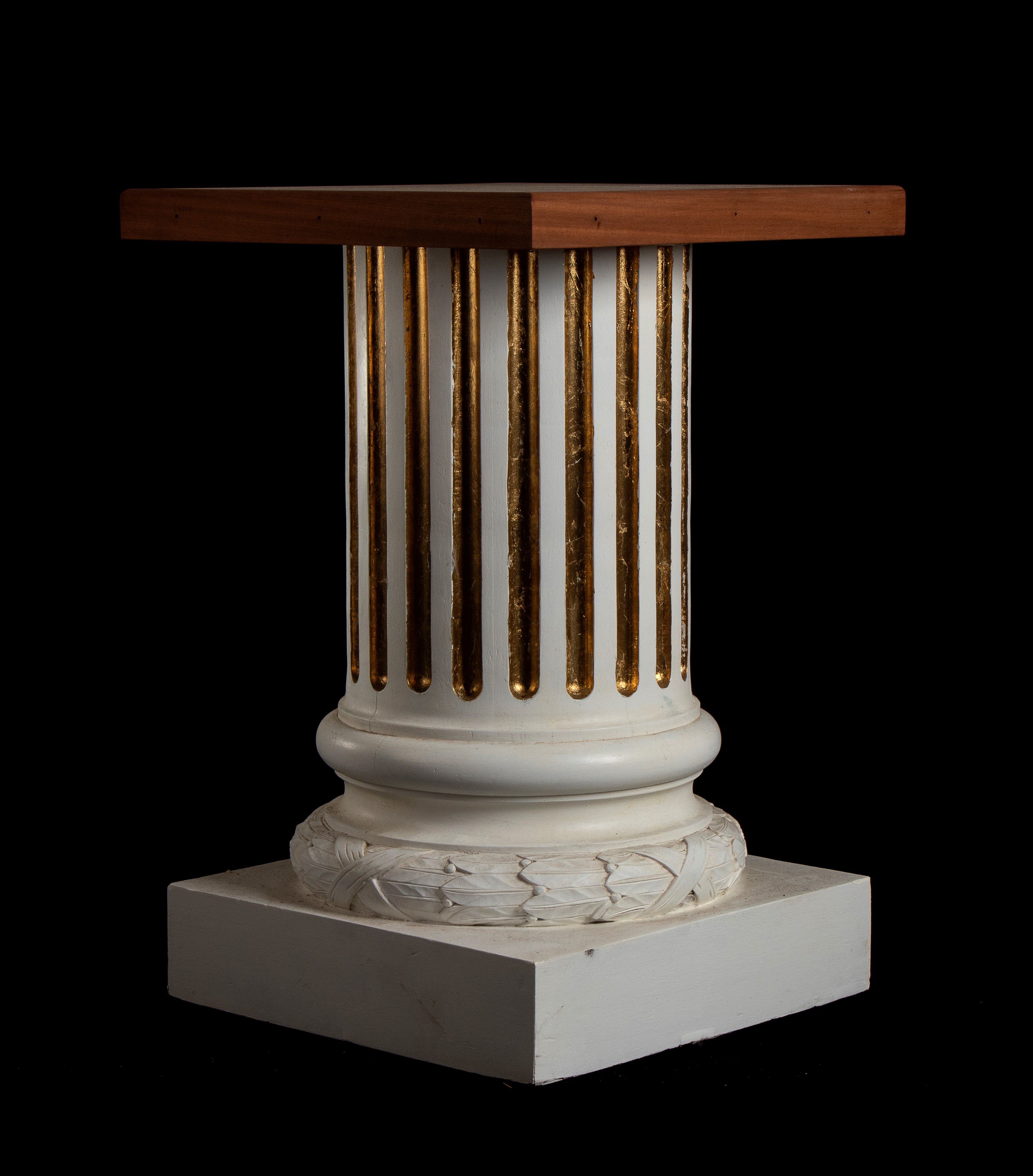 Coppia di Colonne Francesi Laccate
