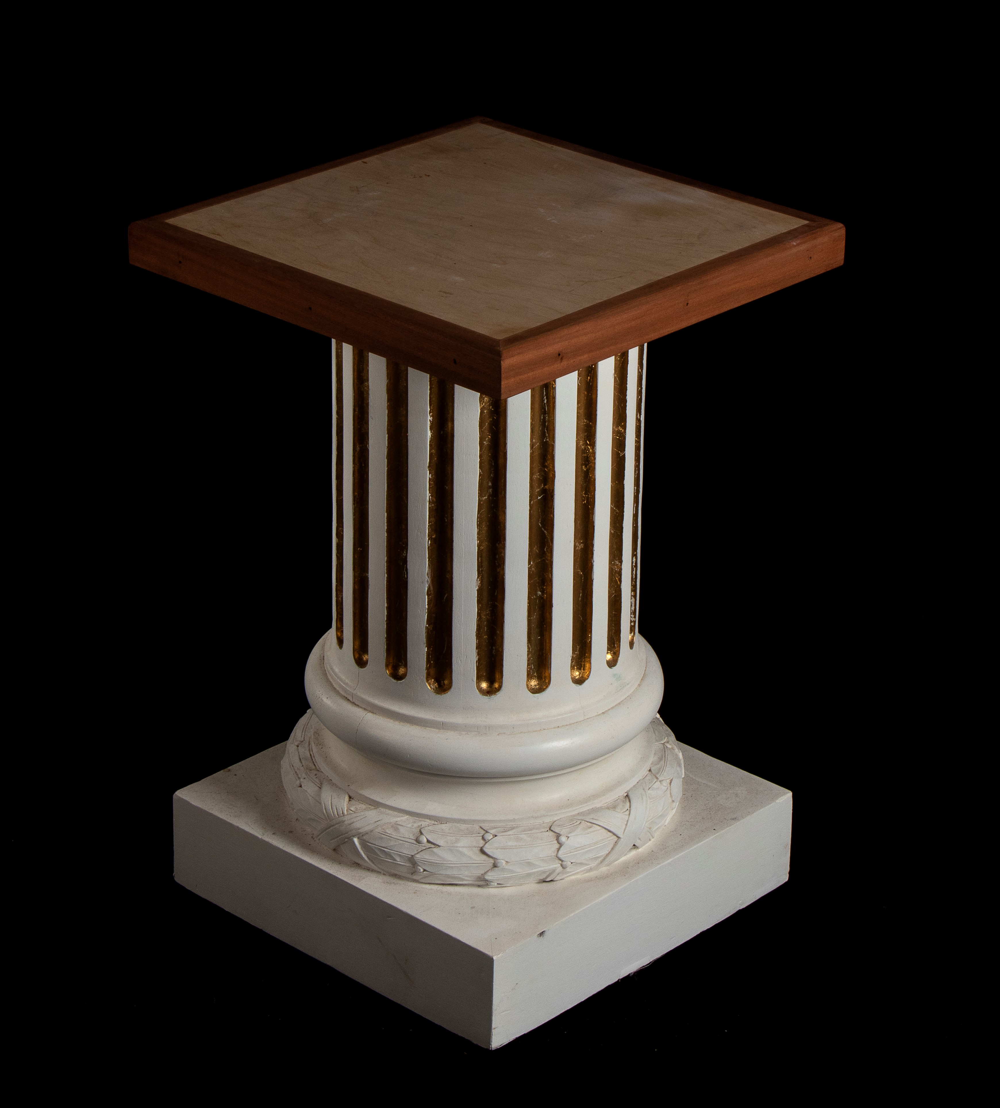 Coppia di Colonne Francesi Laccate