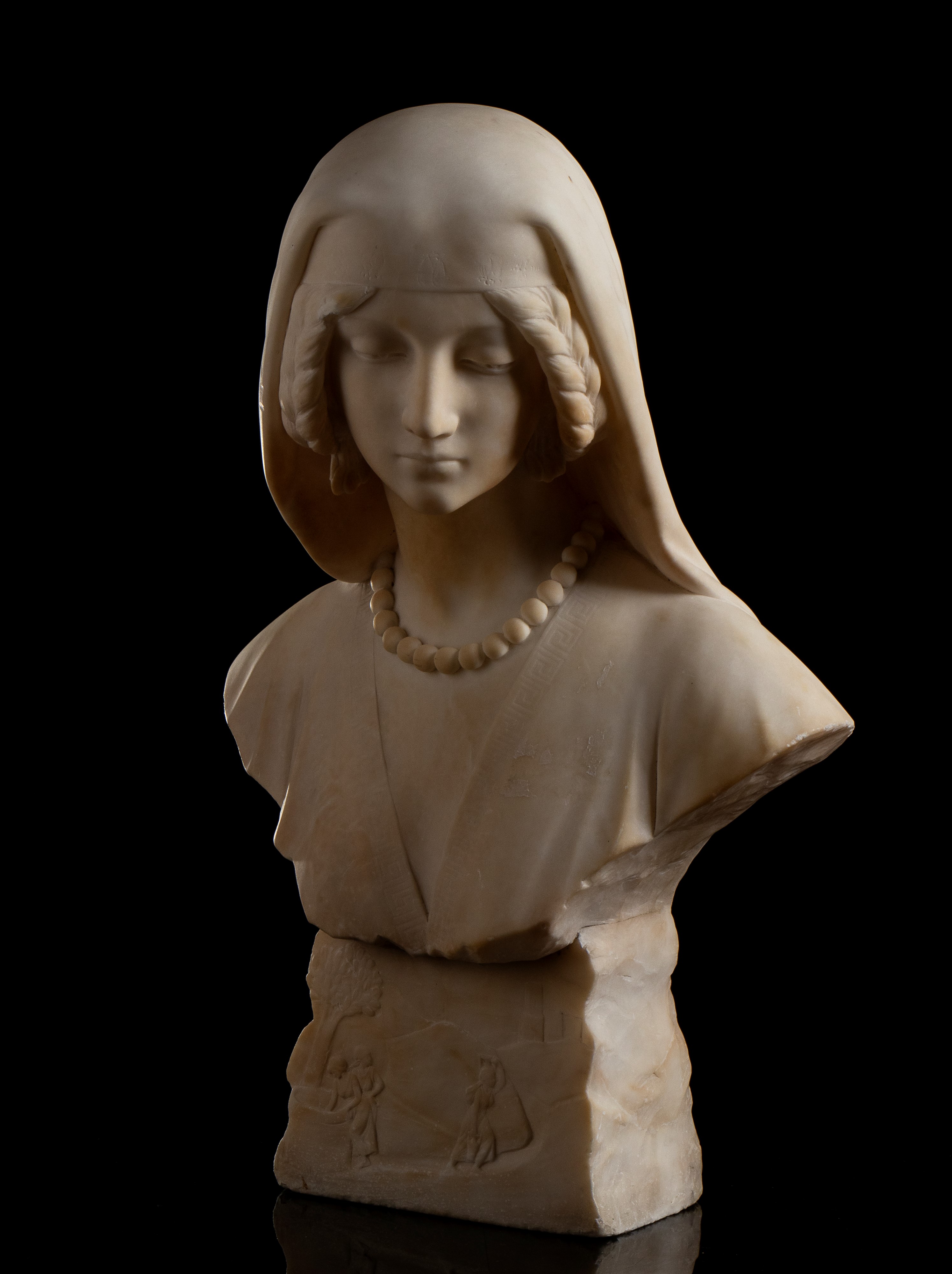 Giuseppe Gambogi - Busto in Marmo