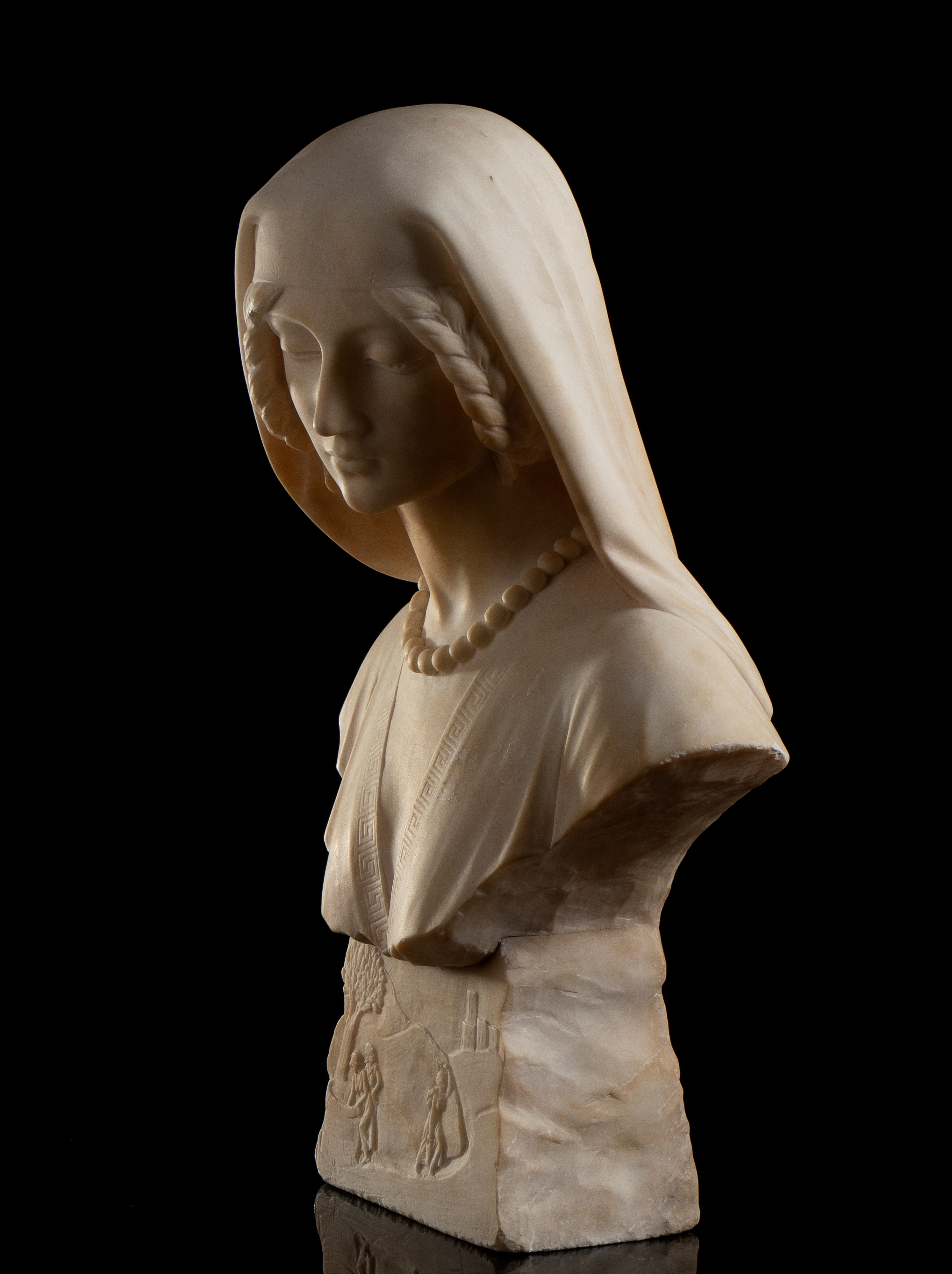Giuseppe Gambogi - Busto in Marmo