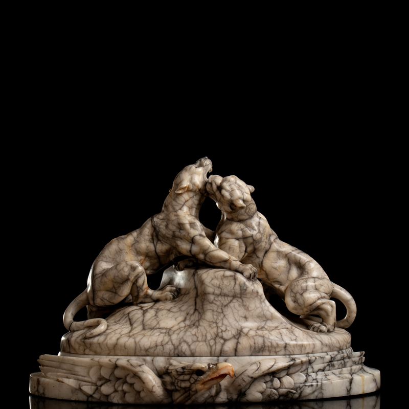 Scultura Francese in Alabastro