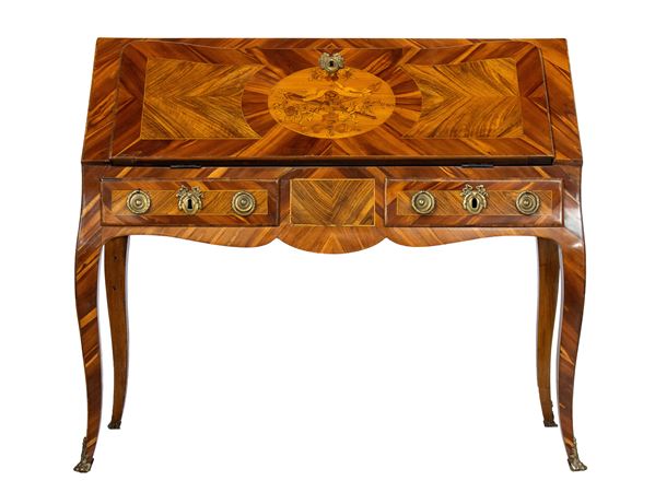 Italian Louis XVI carob writing desk 